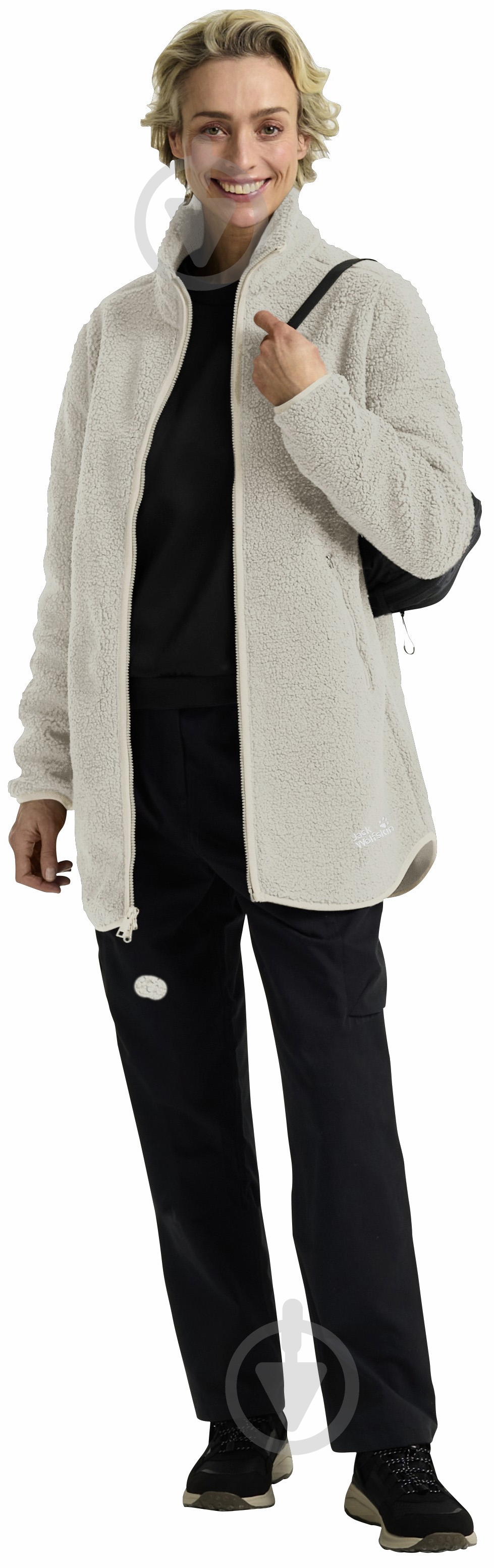 Кофта Jack Wolfskin HIGH CURL COAT W A65074_A0056 р.XL бежевый - фото 3 Кофта Jack Wolfskin HIGH CURL COAT W A65074_A0056 р.XL бежевый - фото 3