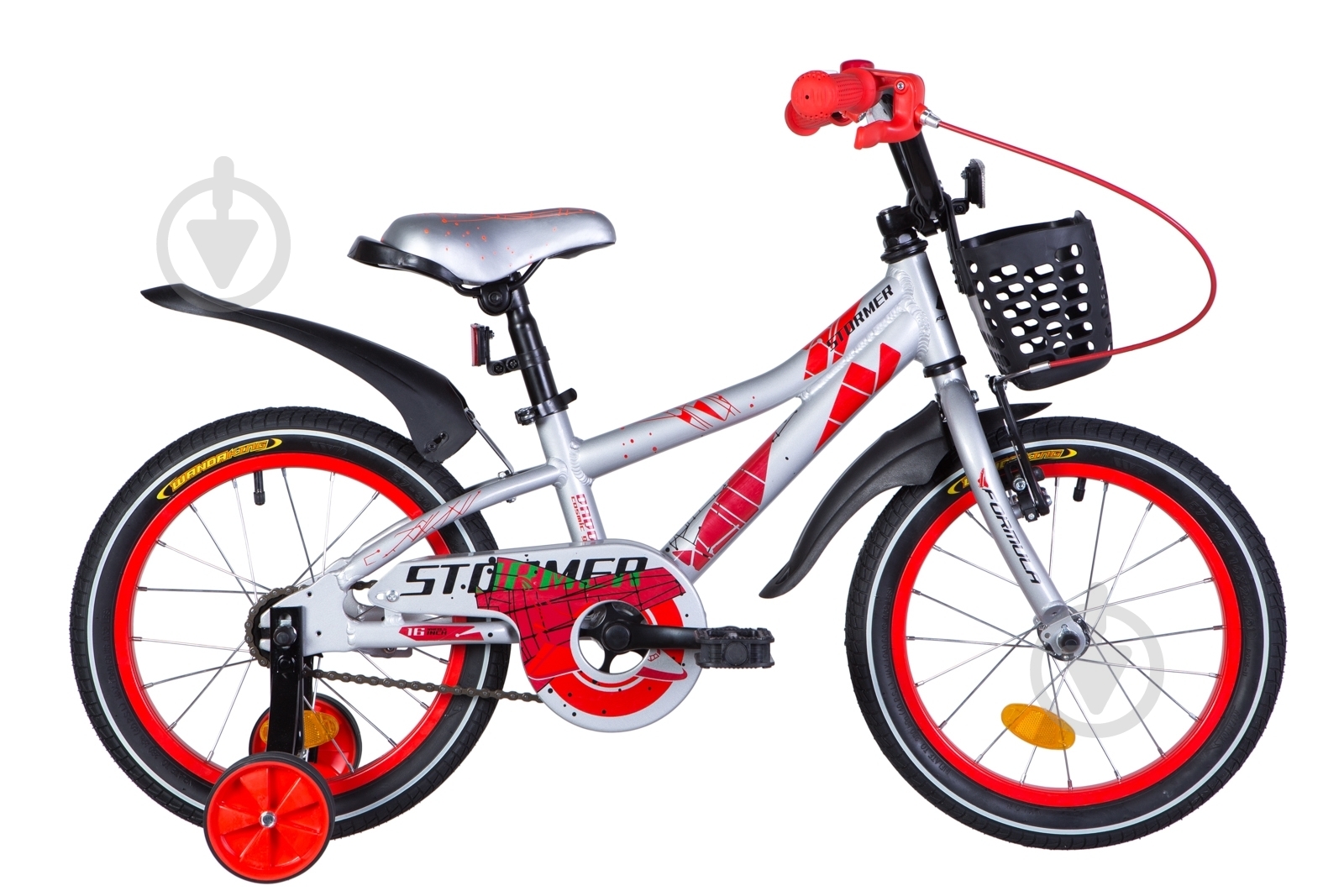 Велосипед Formula 16" 8"(20 см) STORMER OPS-FRK-16-162 срібний - фото 1 Велосипед Formula 16" 8"(20 см) STORMER OPS-FRK-16-162 срібний - фото 1
