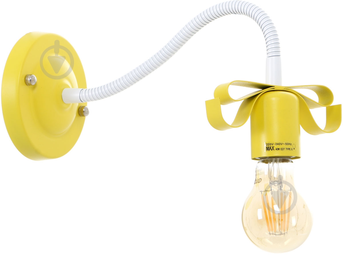 Бра Accento lighting Bow 1x40 Вт E27 желтый - фото 1 Бра Accento lighting Bow 1x40 Вт E27 желтый - фото 1