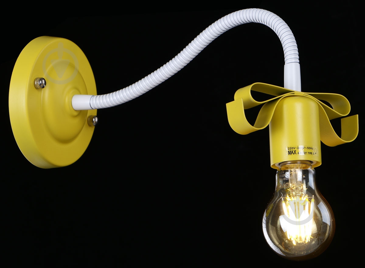 Бра Accento lighting Bow 1x40 Вт E27 желтый - фото 2 Бра Accento lighting Bow 1x40 Вт E27 желтый - фото 2