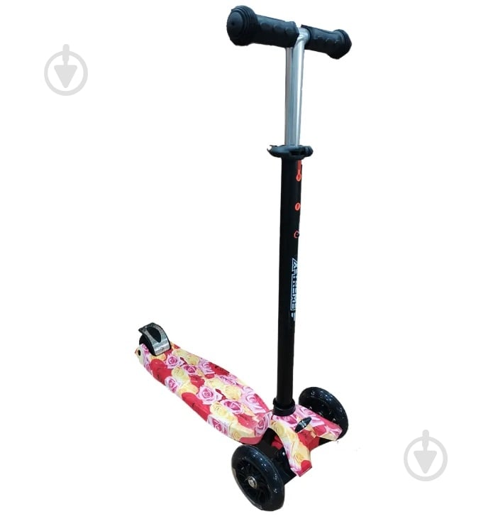 Самокат X-Treme KS-209W (133908) чорний із рожевим - фото 1 Самокат X-Treme KS-209W (133908) чорний із рожевим - фото 1