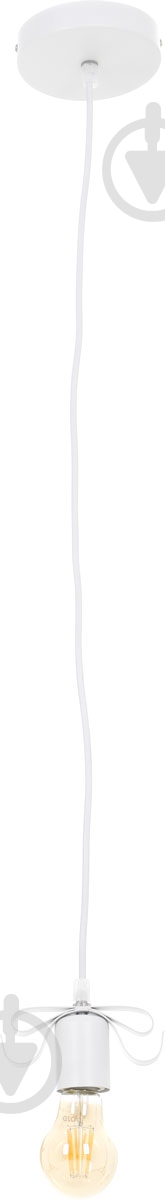 Подвес Accento lighting Bow 1x40 Вт E27 белый - фото 1