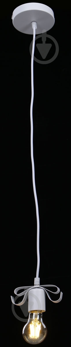 Подвес Accento lighting Bow 1x40 Вт E27 белый - фото 2