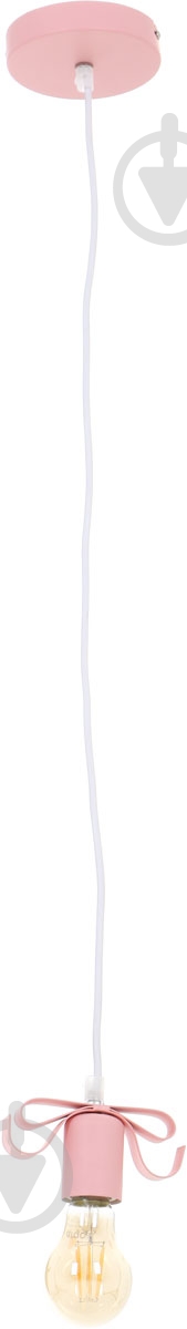 Подвес Accento lighting Bow 1x40 Вт E27 розовый - фото 1