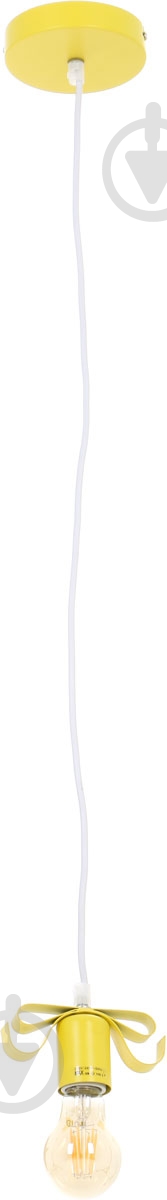 Подвес Accento lighting Bow 1x40 Вт E27 желтый - фото 1