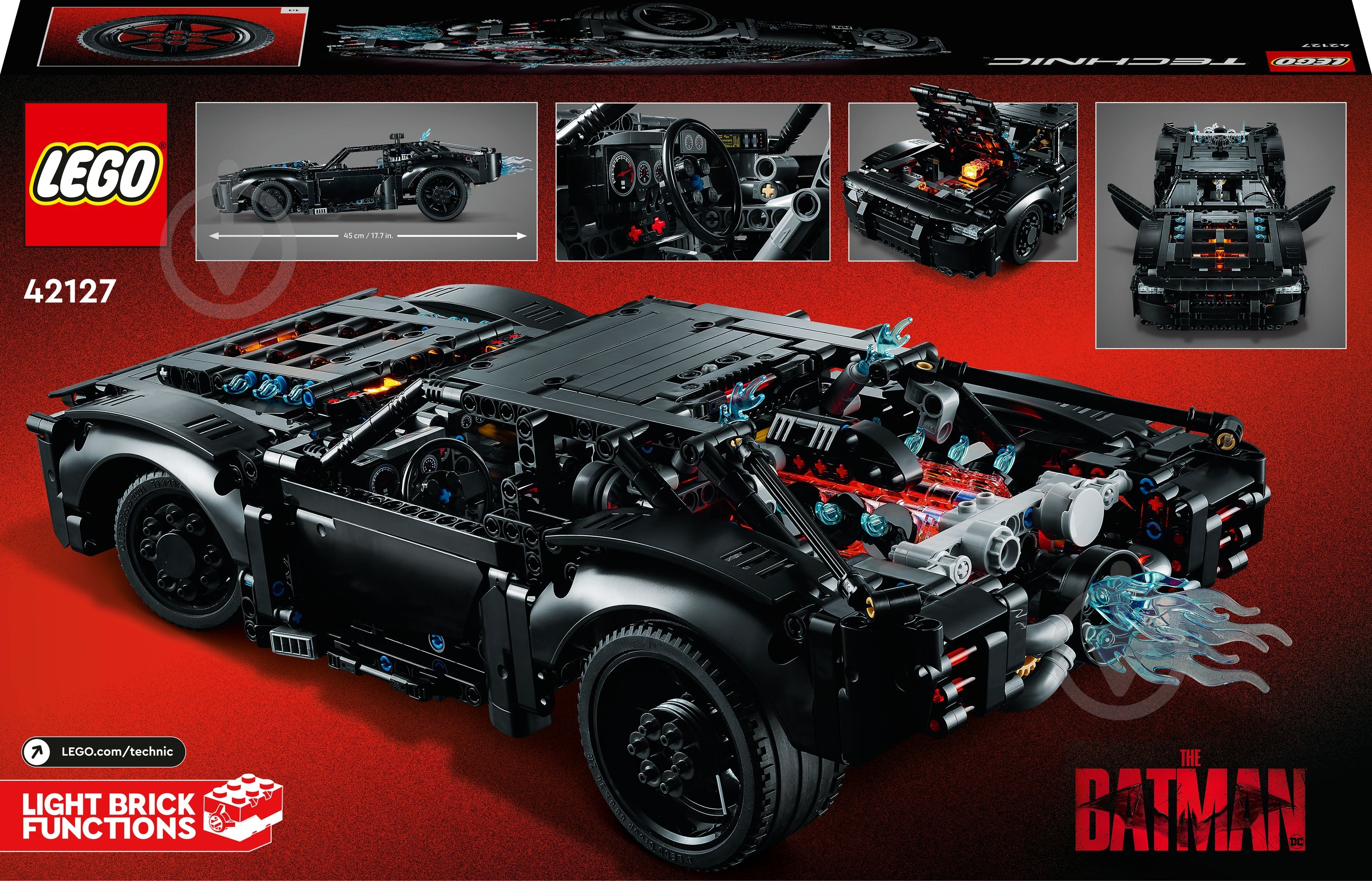Конструктор LEGO Technic Бэтмен: Бэтмобиль 42127 - фото 9 Конструктор LEGO Technic Бэтмен: Бэтмобиль 42127 - фото 9
