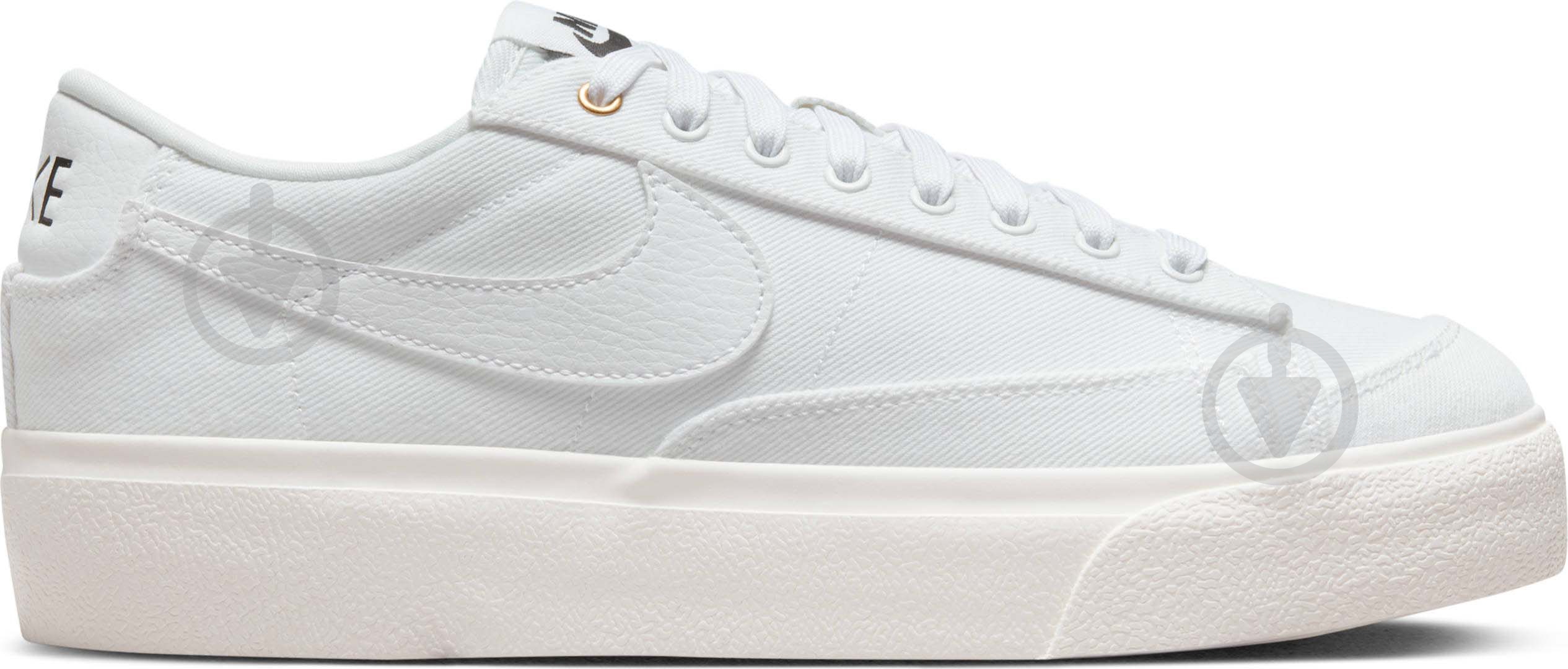 Кеды женские демисезонные Nike W BLAZER LOW PLATFORM CNVS DV7475-100 р.40 белые - фото 1