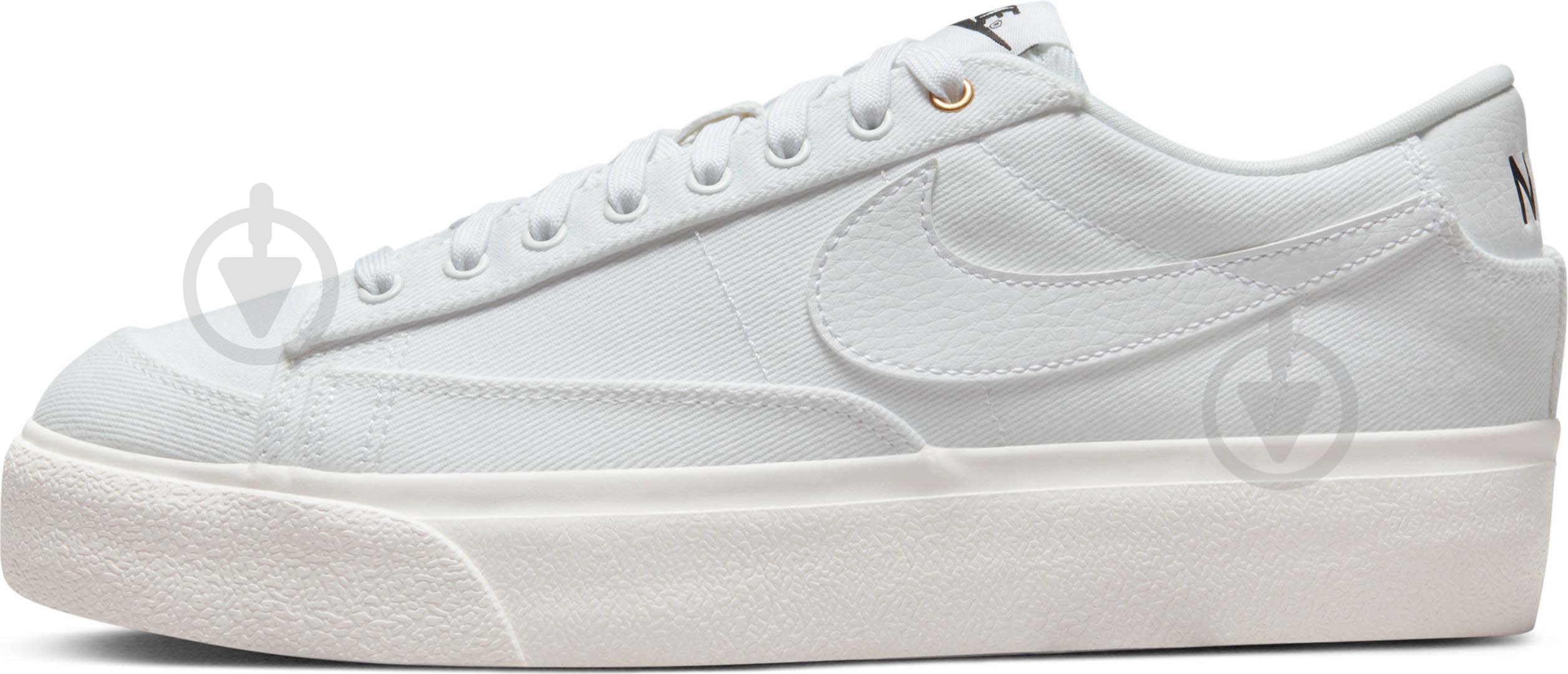 Кеды женские демисезонные Nike W BLAZER LOW PLATFORM CNVS DV7475-100 р.40 белые - фото 3