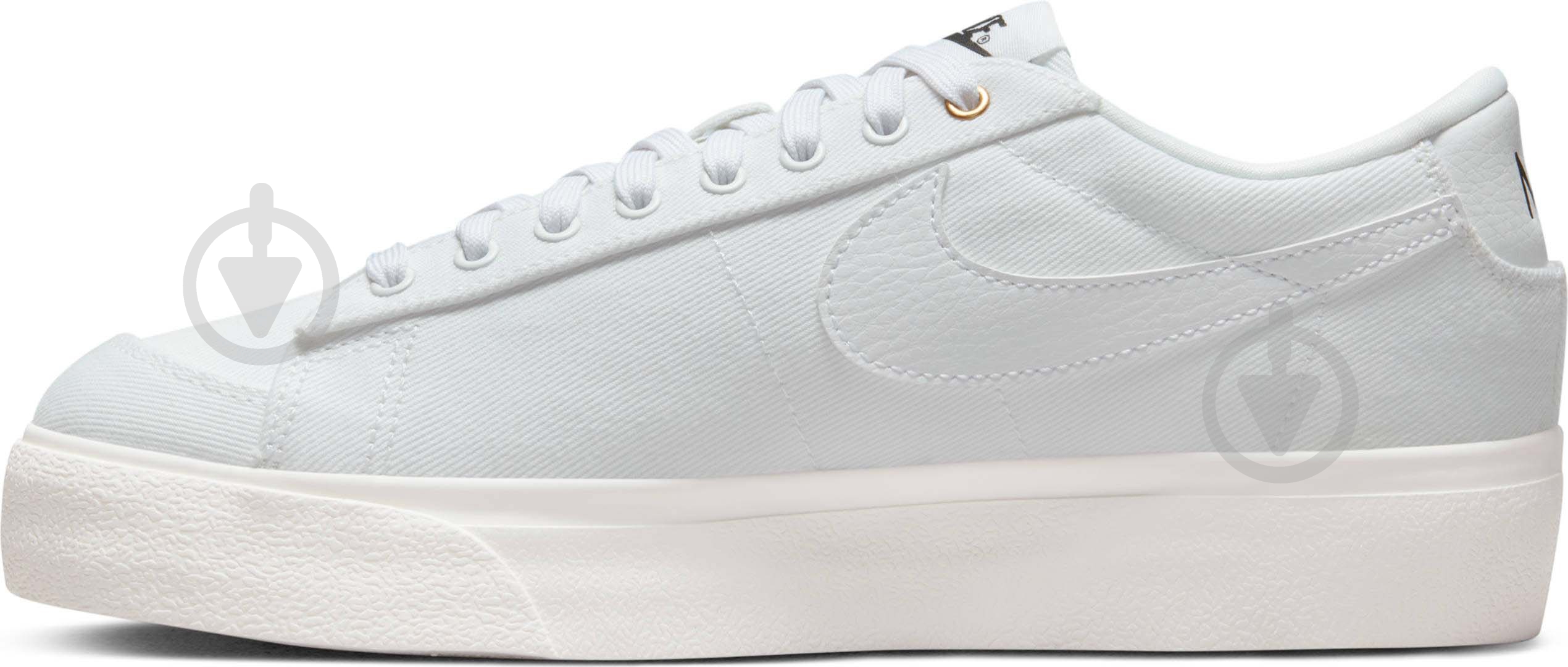 Кеды женские демисезонные Nike W BLAZER LOW PLATFORM CNVS DV7475-100 р.40 белые - фото 4