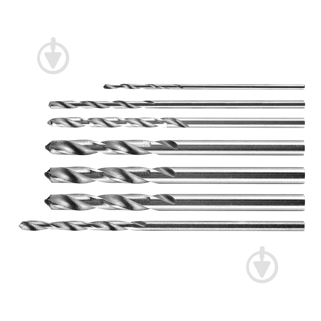 Набор сверл GRAPHITE d0,8-3,2 мм 7 шт. 55H075 - фото 1