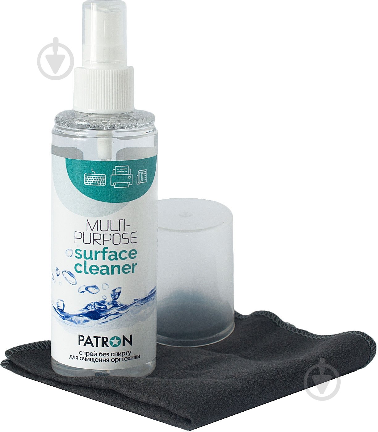 Набор Patron для очистки оргтехники и пластика безспиртовой 2 в 1 120 мл (CS-PN-F3-025) - фото 1 Набор Patron для очистки оргтехники и пластика безспиртовой 2 в 1 120 мл (CS-PN-F3-025) - фото 1