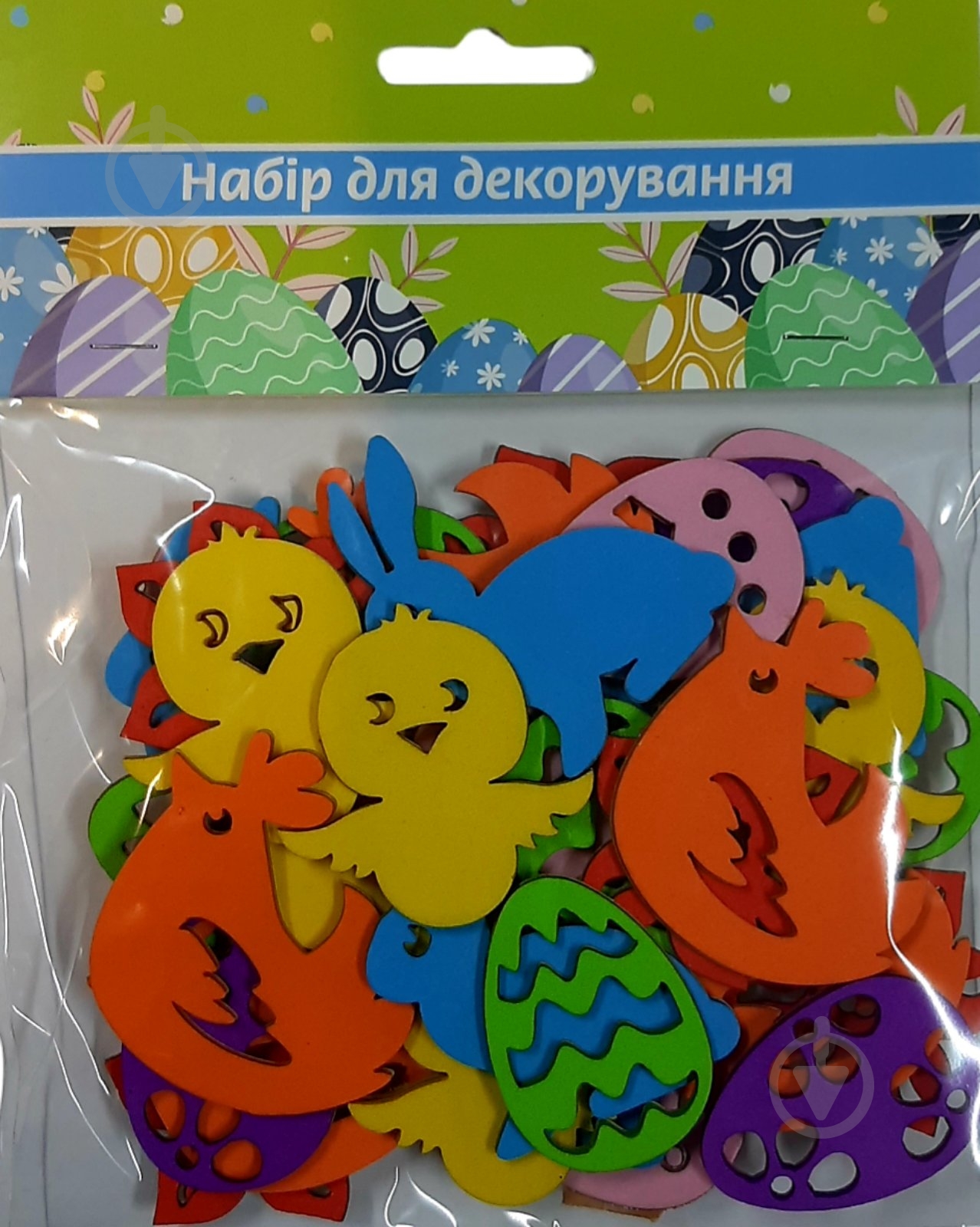 Набор наклеек Пасхальный микс Аплі Краплі - фото 1 Набор наклеек Пасхальный микс Аплі Краплі - фото 1