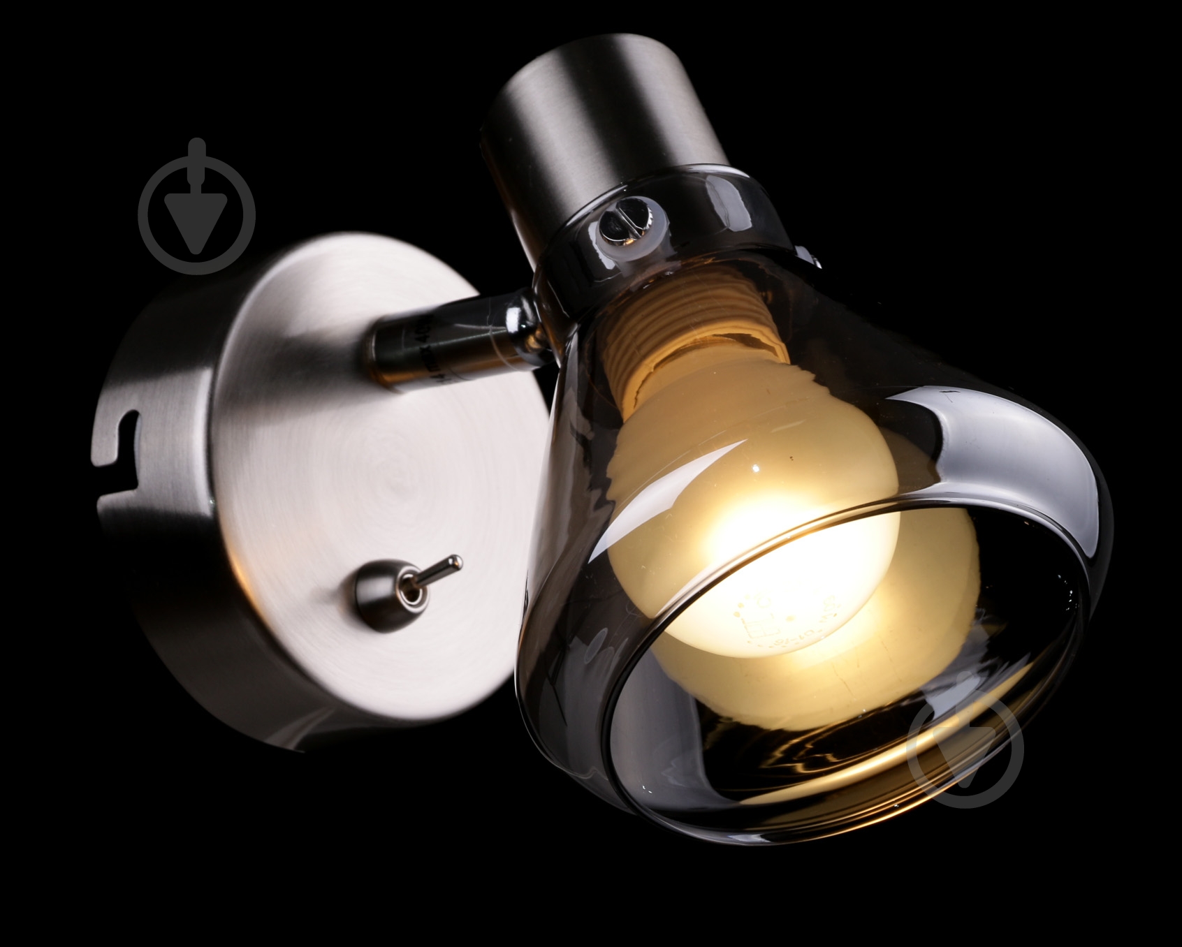Спот Accento lighting ALIN-Luxemburg-1 1x40 Вт E14 сатин - фото 2