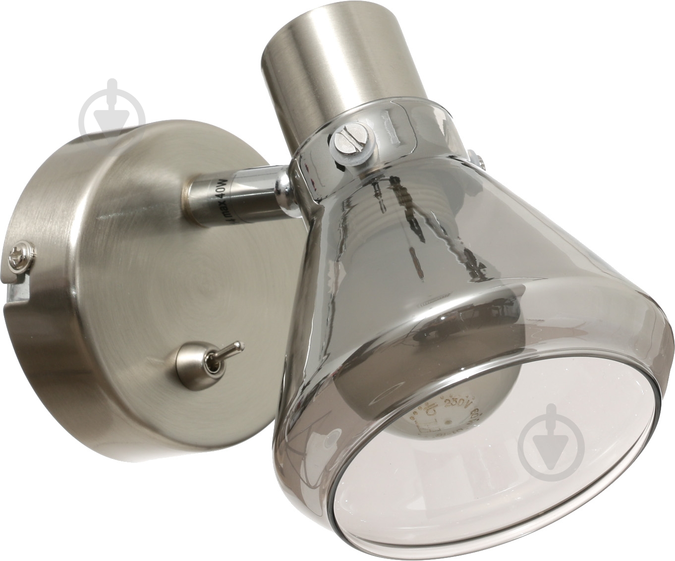 Спот Accento lighting ALIN-Luxemburg-1 1x40 Вт E14 сатин - фото 1