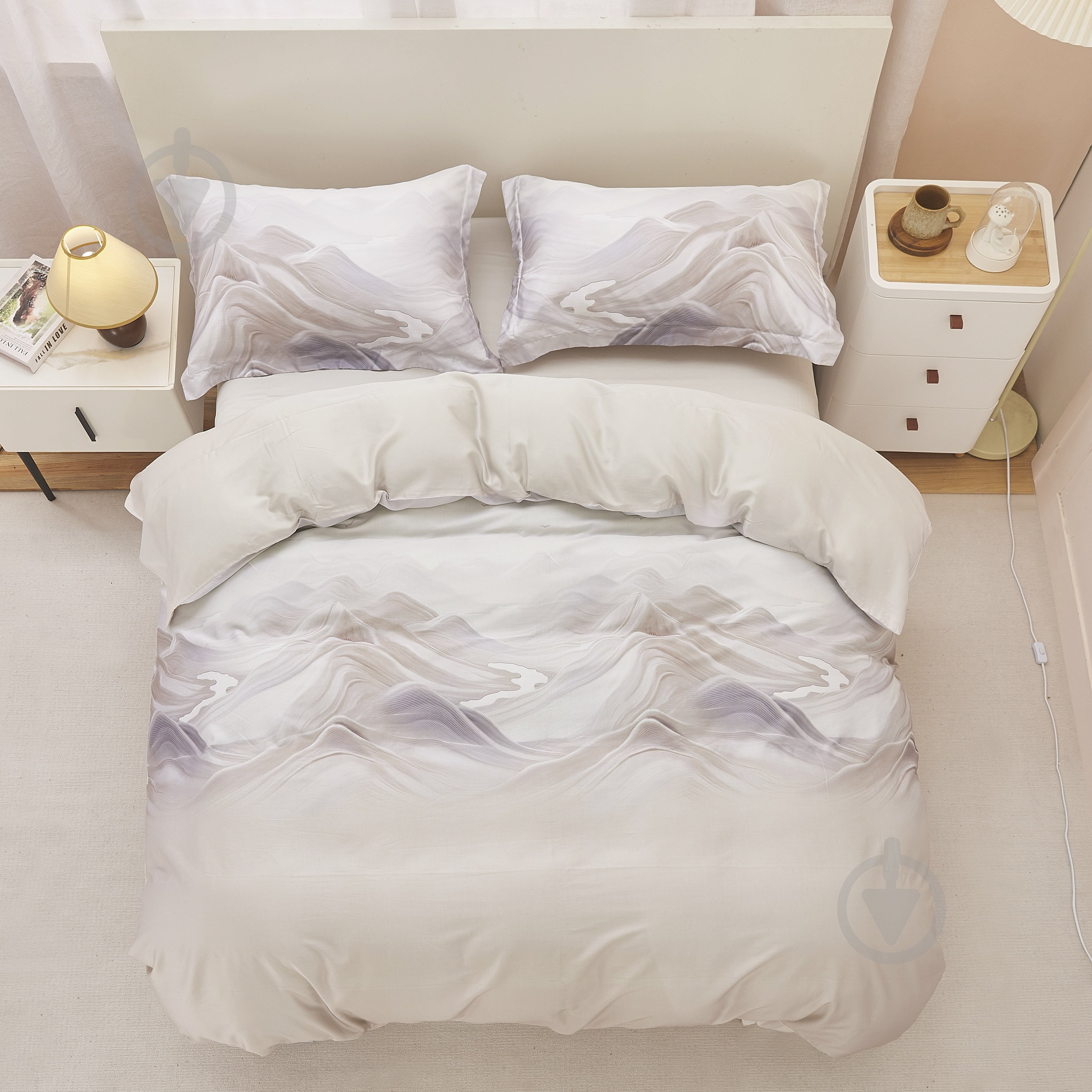 Комплект постільної білизни Mountain сімейний різнокольоровий La Nuit - фото 2 Комплект постільної білизни Mountain сімейний різнокольоровий La Nuit - фото 2