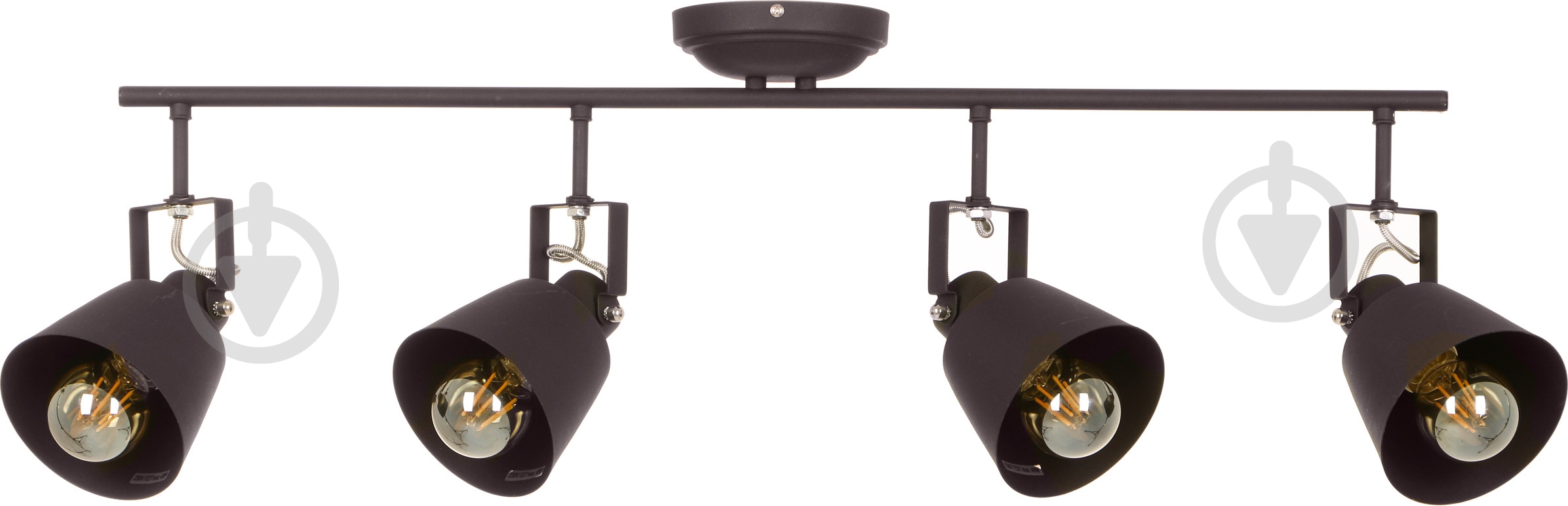 Спот Accento lighting ALIN-Stockholm-4 4x40 Вт E27 коричневый - фото 1