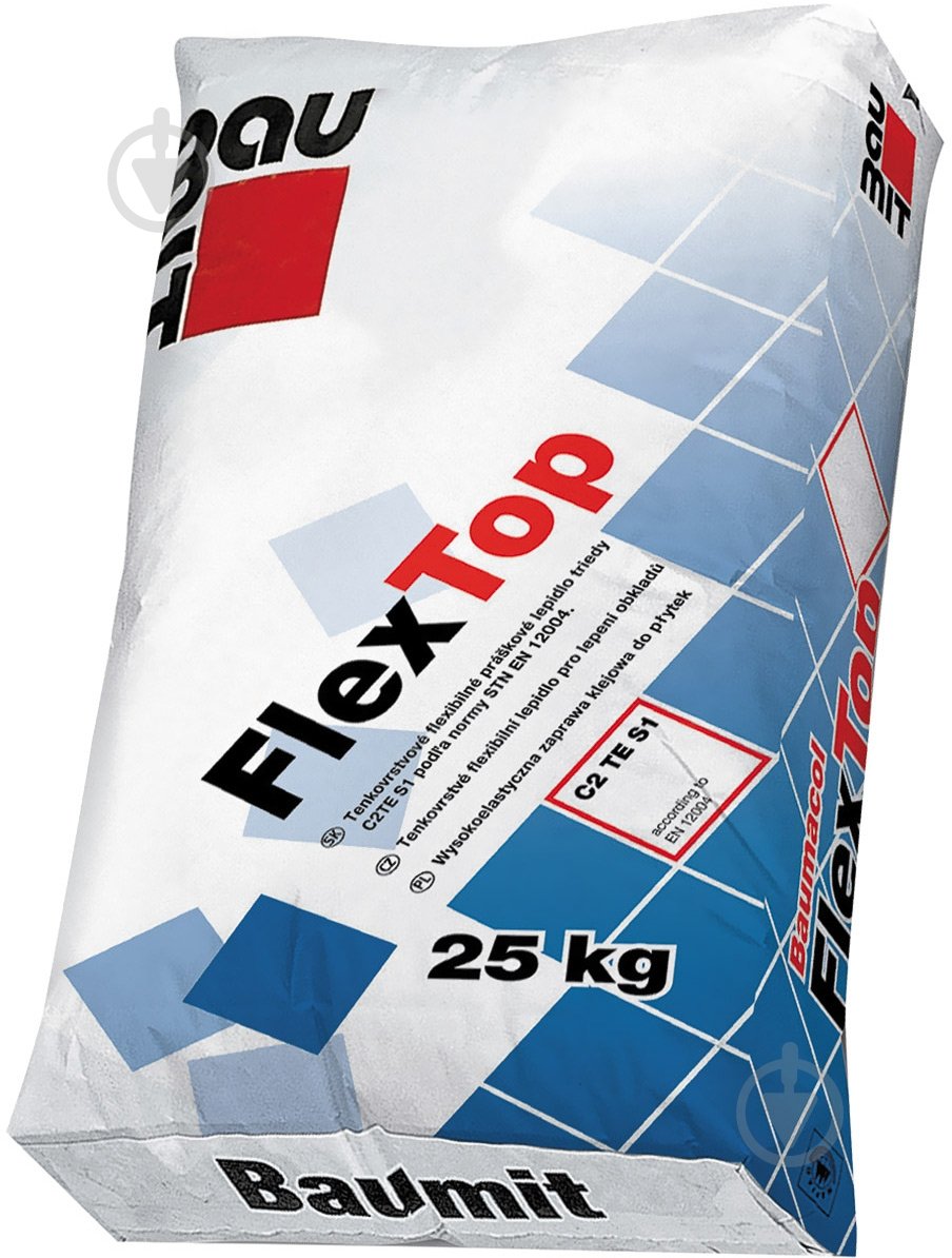 Клей для плитки Baumit Flex Top 25 кг - фото 1