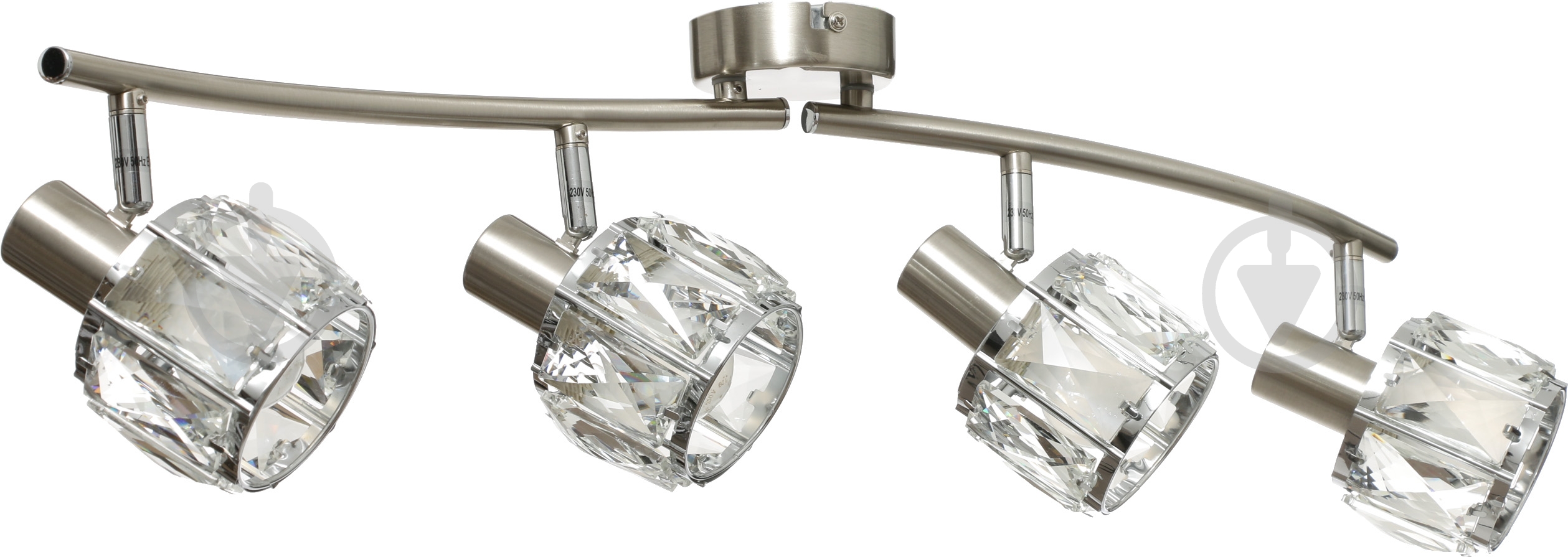 Спот Accento lighting ALIN-Geneva-4 4x40 Вт E14 сатин - фото 1 Спот Accento lighting ALIN-Geneva-4 4x40 Вт E14 сатин - фото 1