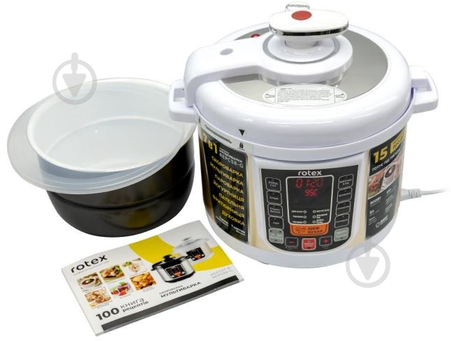 Мультиварка-скороварка Rotex REPC 58-G - фото 5 Мультиварка-скороварка Rotex REPC 58-G - фото 5