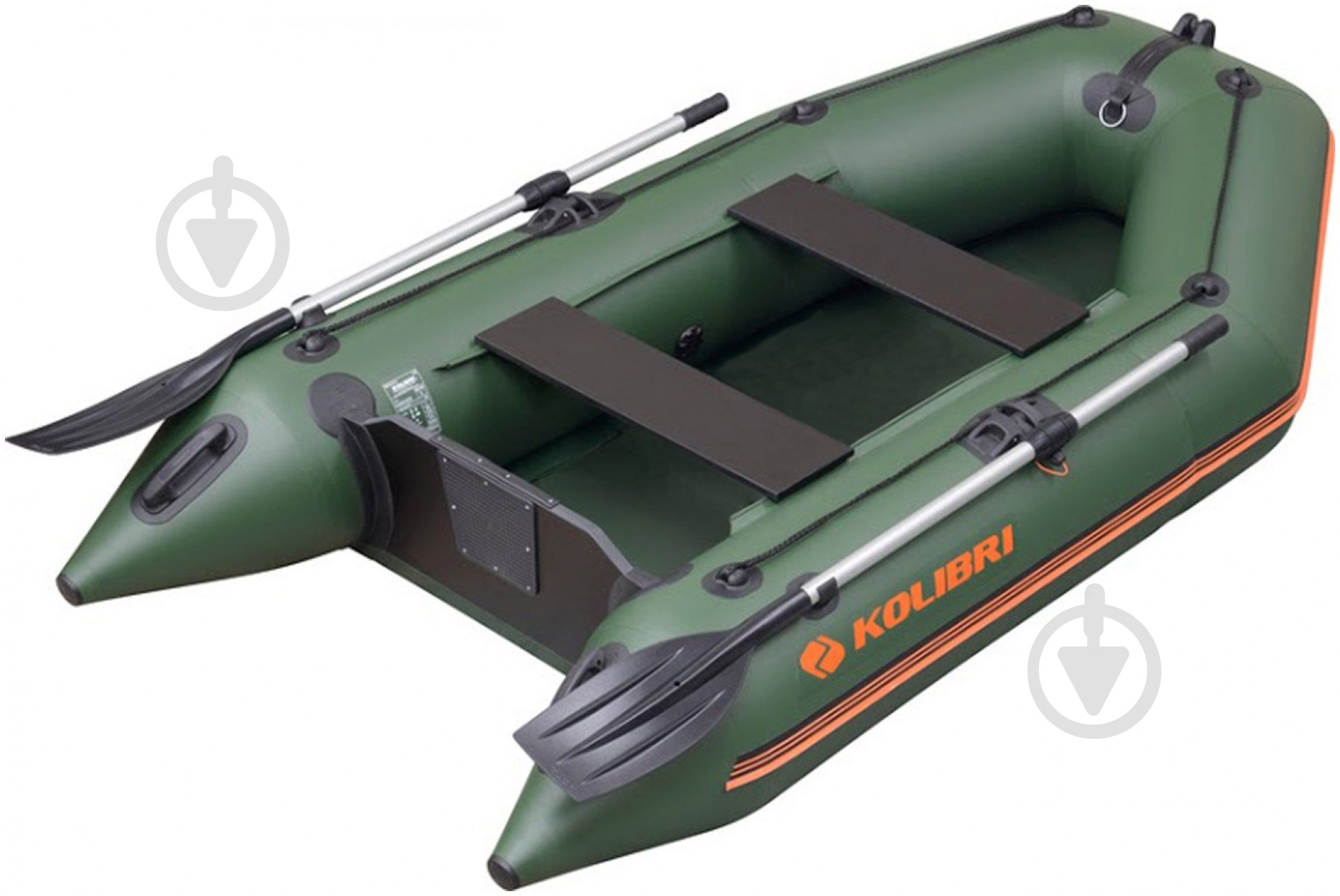 Лодка KOLIBRI KM-260.01.01 без пайола зеленый - фото 1 Лодка KOLIBRI KM-260.01.01 без пайола зеленый - фото 1