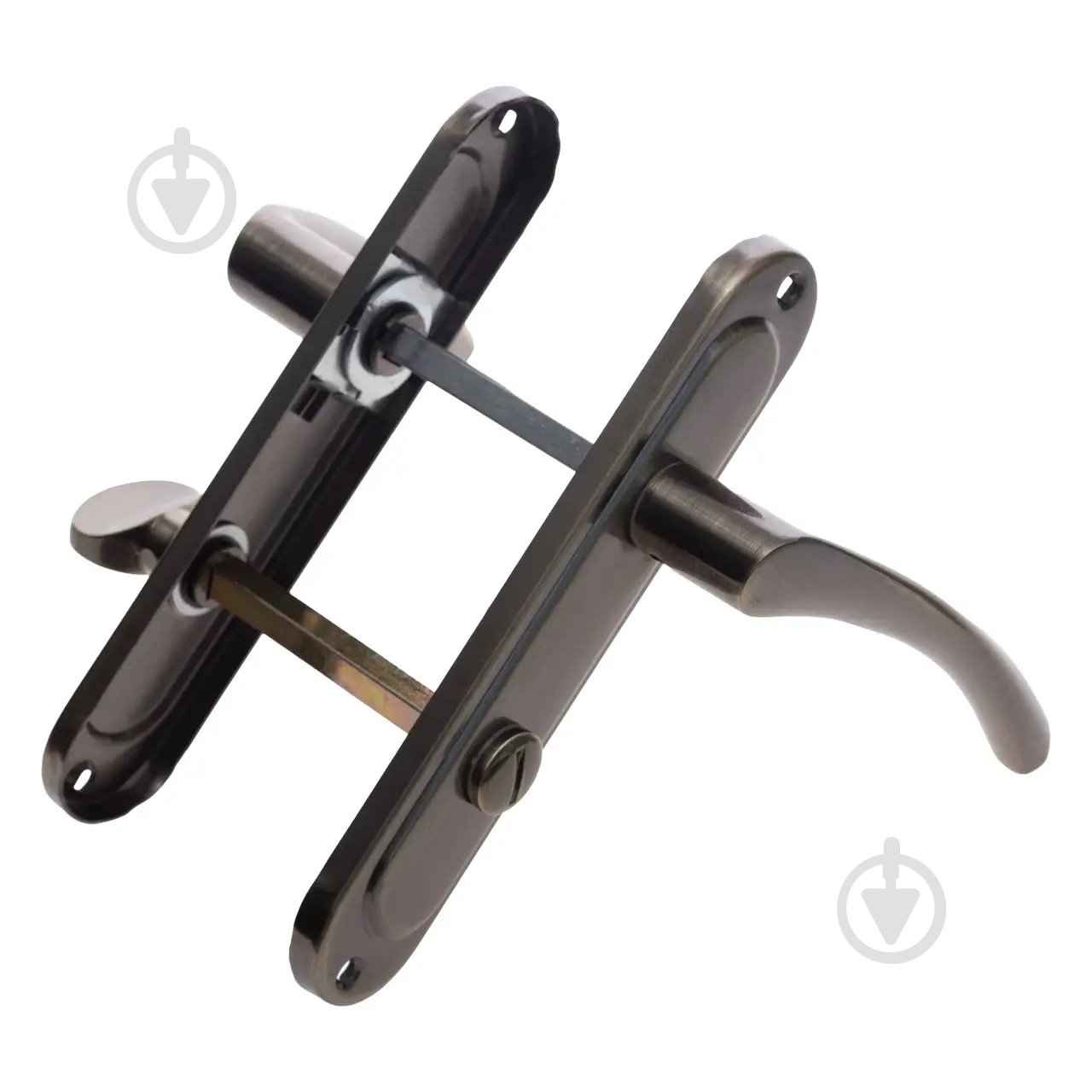 Ручка на планке ASTEX на входные и межкомнатные двери цилиндрический 62 мм бронза - фото 9