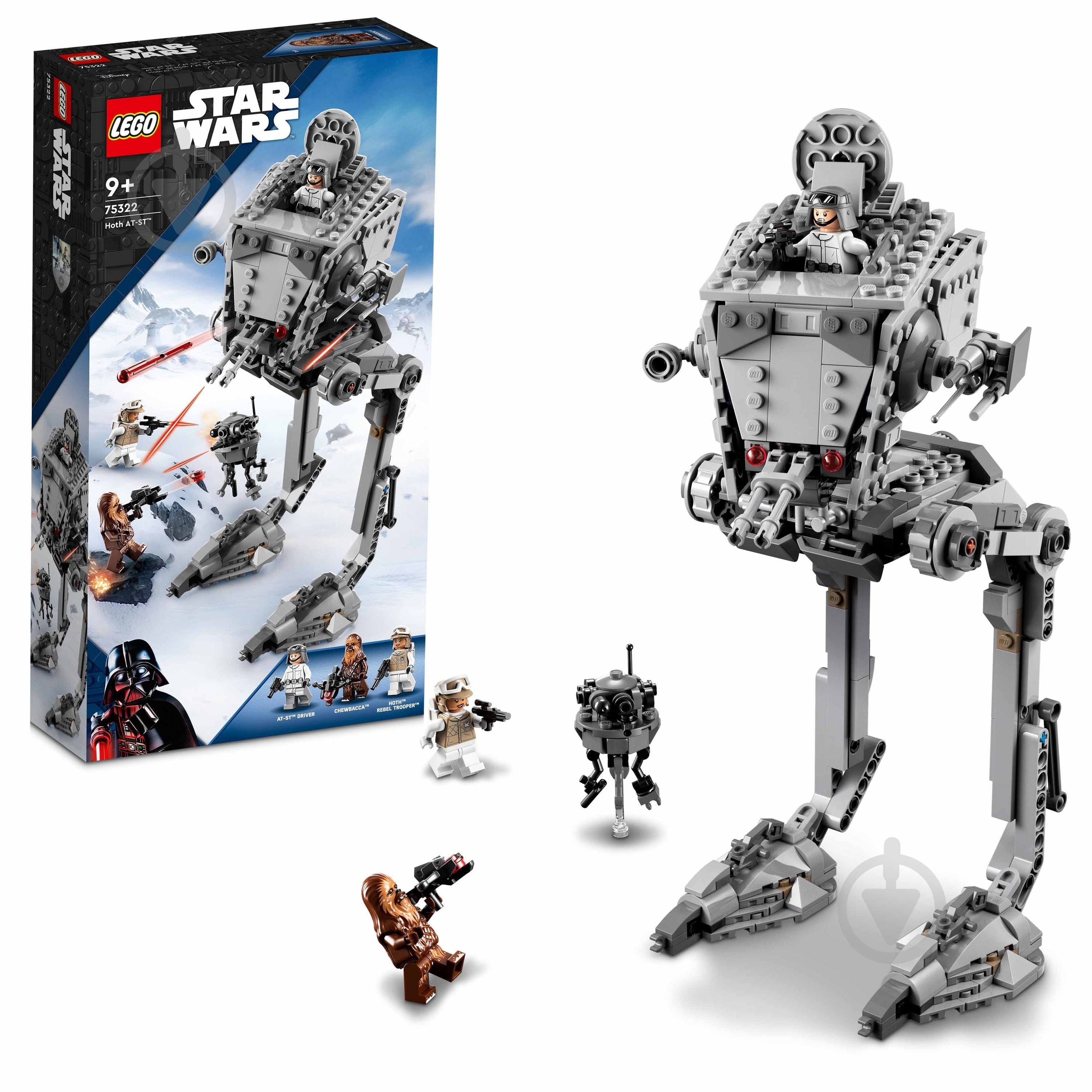 Конструктор LEGO Star Wars AT-ST™ на Хоте 75322 - фото 7