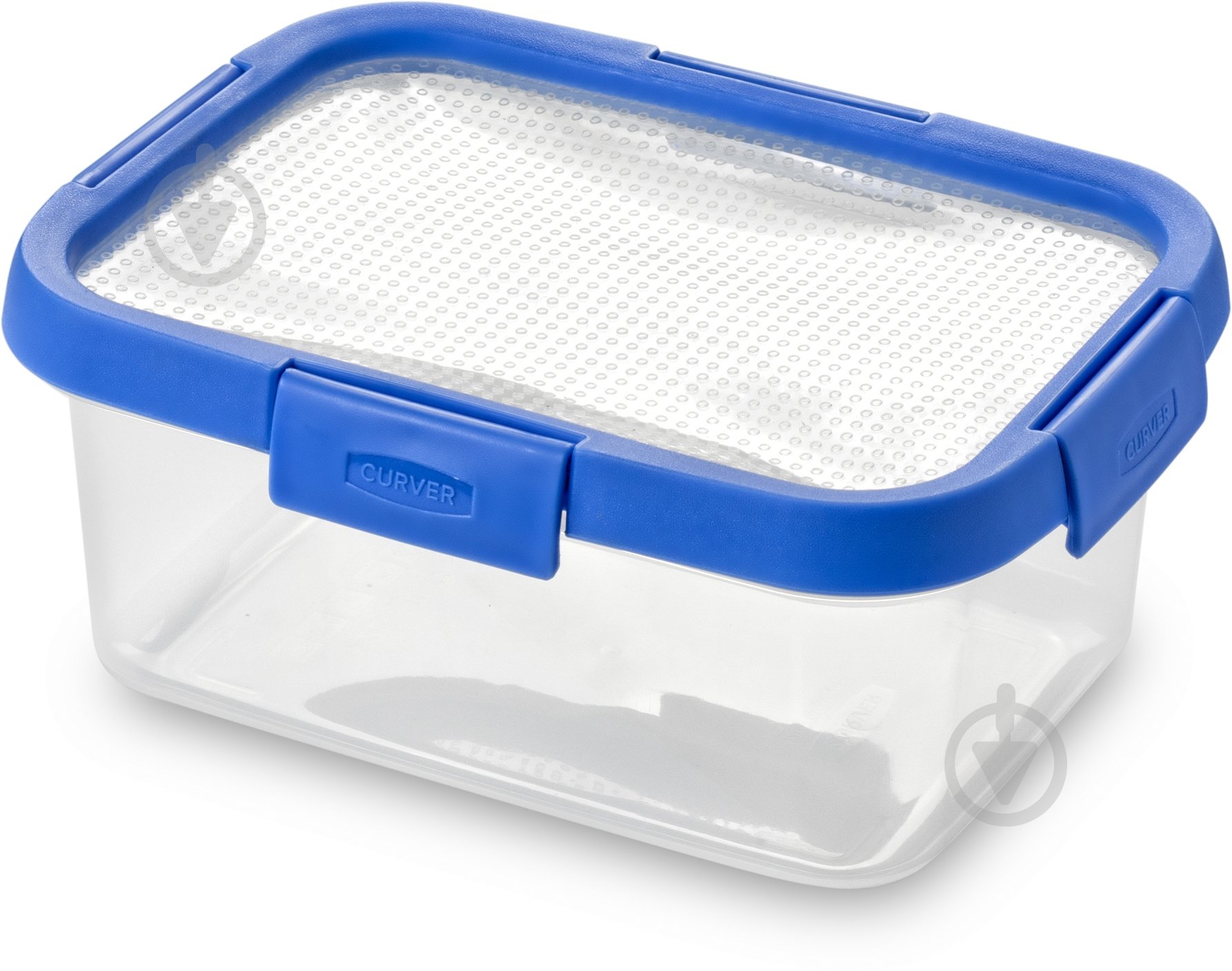 Контейнер пищевой Curver Smart Flexi 1,2 л прозрачный/синий - фото 1