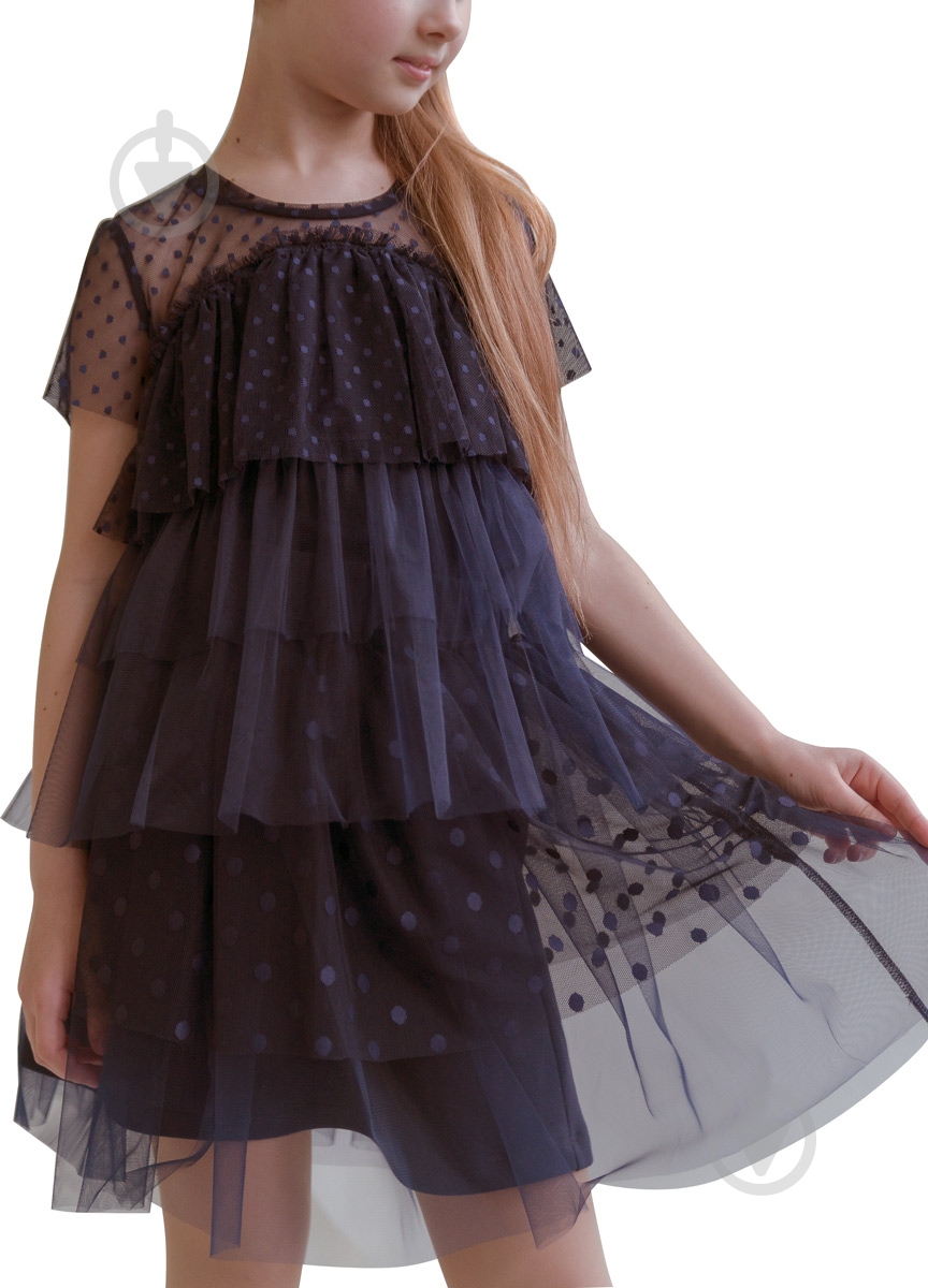 Блуза Sasha р.122 синий 4317 - фото 1