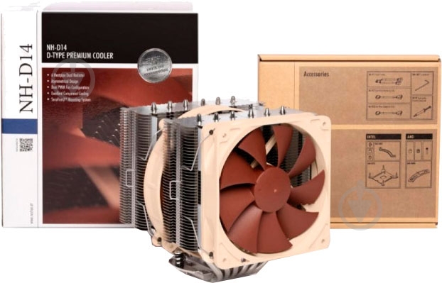 Процессорный кулер Noctua NH-D14 - фото 4 Процессорный кулер Noctua NH-D14 - фото 4
