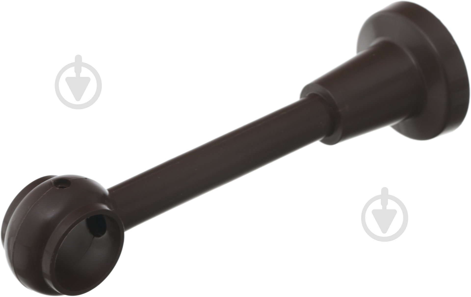 Держатель для карниза ОМиС одинарный d28 мм орех 1 шт. - фото 1