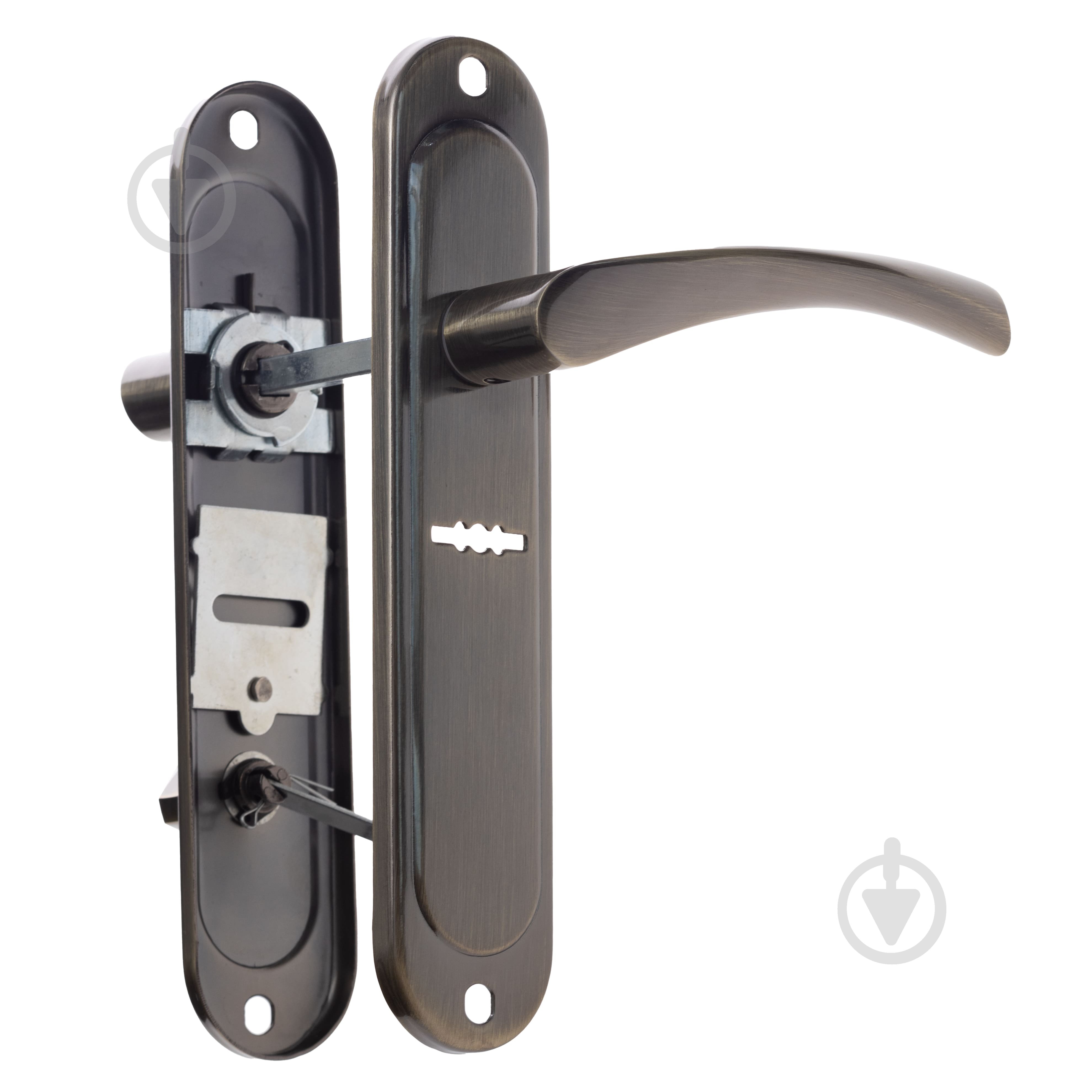 Ручка на планке ASTEX AT-Cornu S42-R сувальдный 42 мм бронза - фото 6 Ручка на планке ASTEX AT-Cornu S42-R сувальдный 42 мм бронза - фото 6