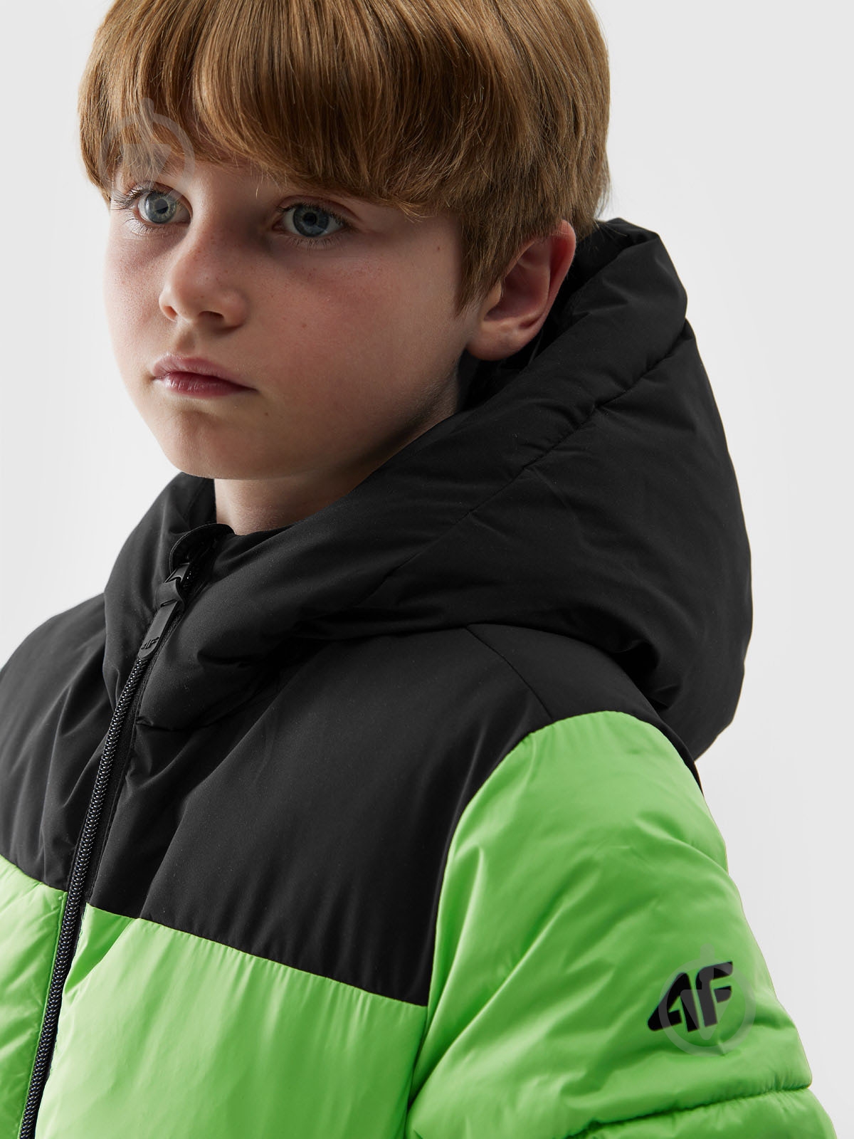 Пуховик для мальчиков 4F DOWN JACKET M274 4FJAW23TDJAM274-45S зеленый - фото 4