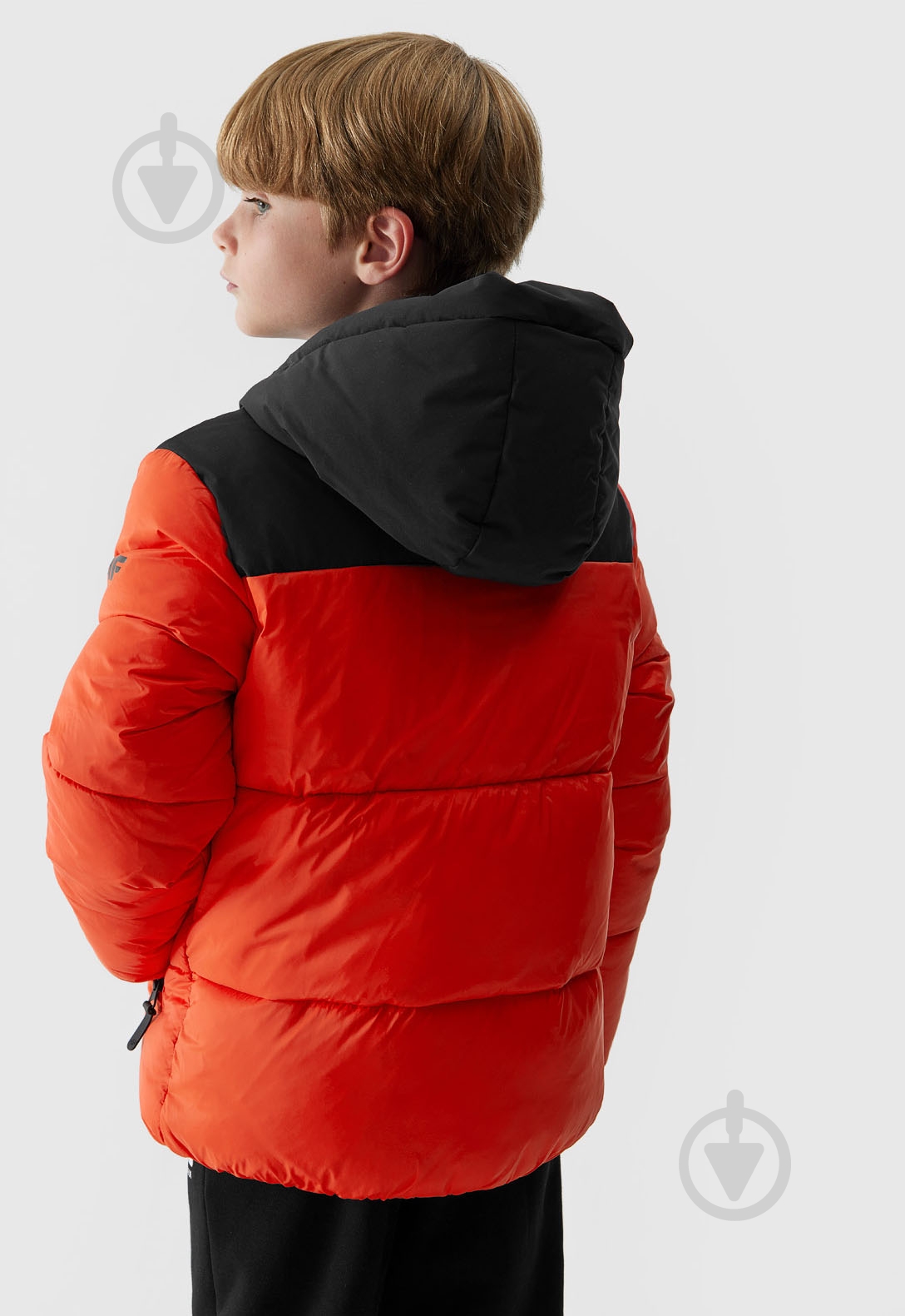 Пуховик для мальчиков 4F DOWN JACKET M274 4FJAW23TDJAM274-62S оранжевый - фото 5 Пуховик для мальчиков 4F DOWN JACKET M274 4FJAW23TDJAM274-62S оранжевый - фото 5