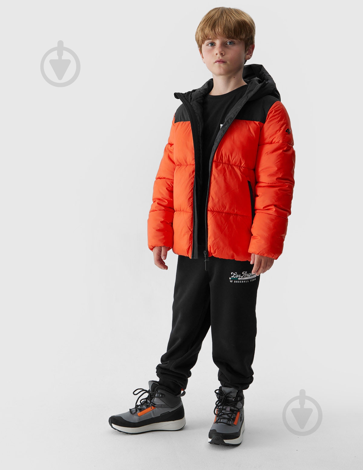 Пуховик для мальчиков 4F DOWN JACKET M274 4FJAW23TDJAM274-62S оранжевый - фото 2 Пуховик для мальчиков 4F DOWN JACKET M274 4FJAW23TDJAM274-62S оранжевый - фото 2