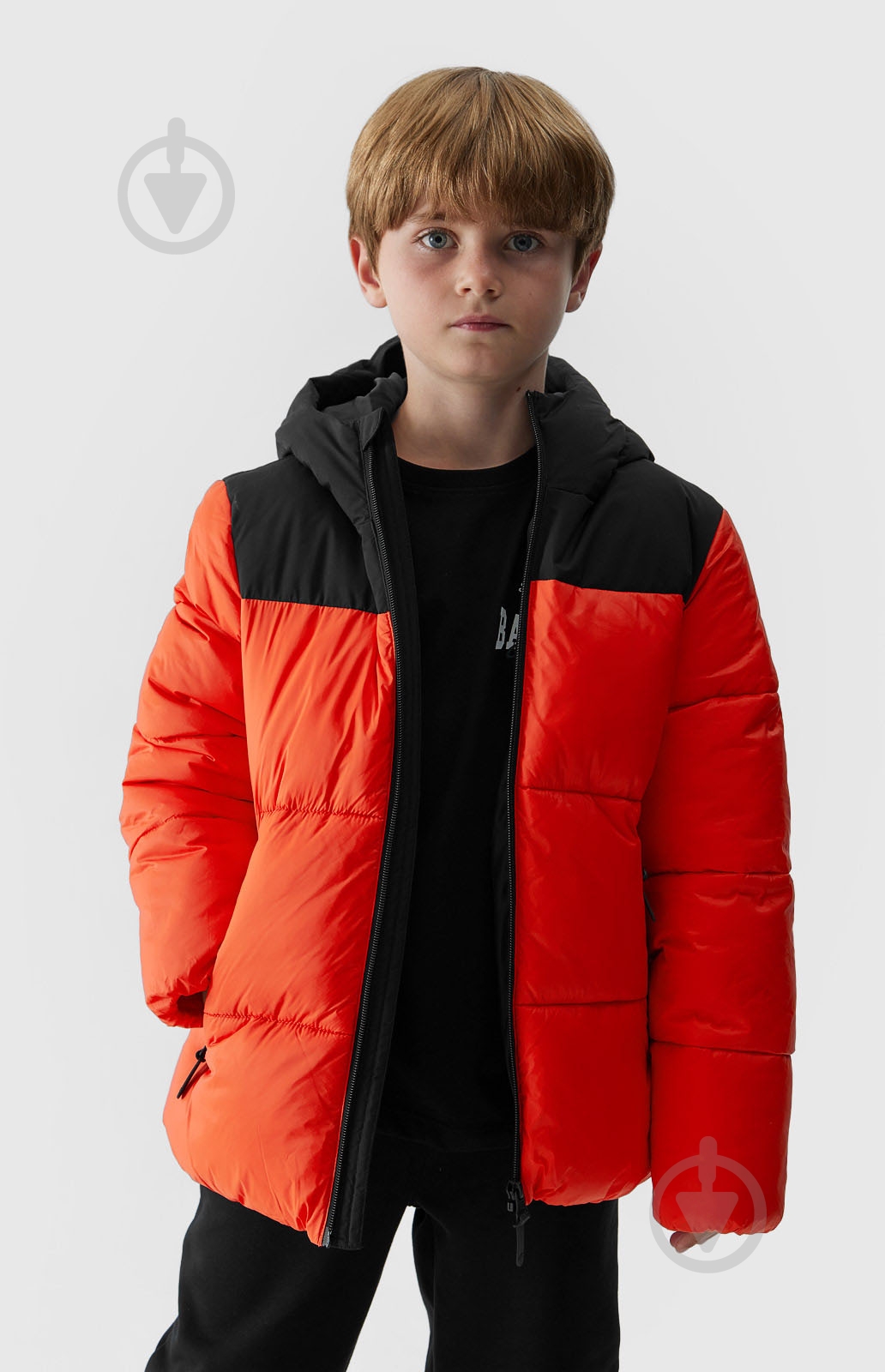 Пуховик для мальчиков 4F DOWN JACKET M274 4FJAW23TDJAM274-62S оранжевый - фото 3 Пуховик для мальчиков 4F DOWN JACKET M274 4FJAW23TDJAM274-62S оранжевый - фото 3