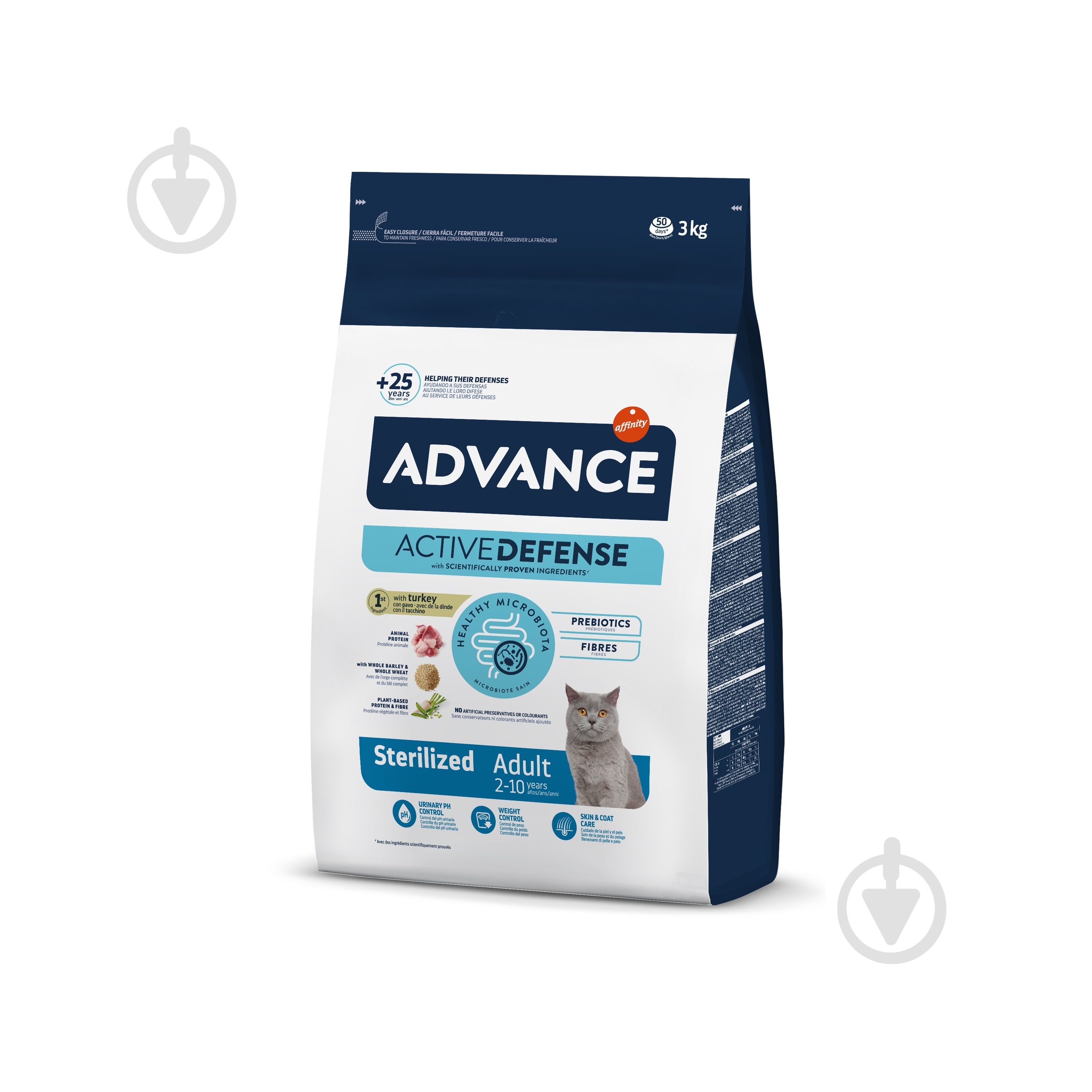 Корм Advance Sterilized з індичкою та ячменем 3 кг - фото 1