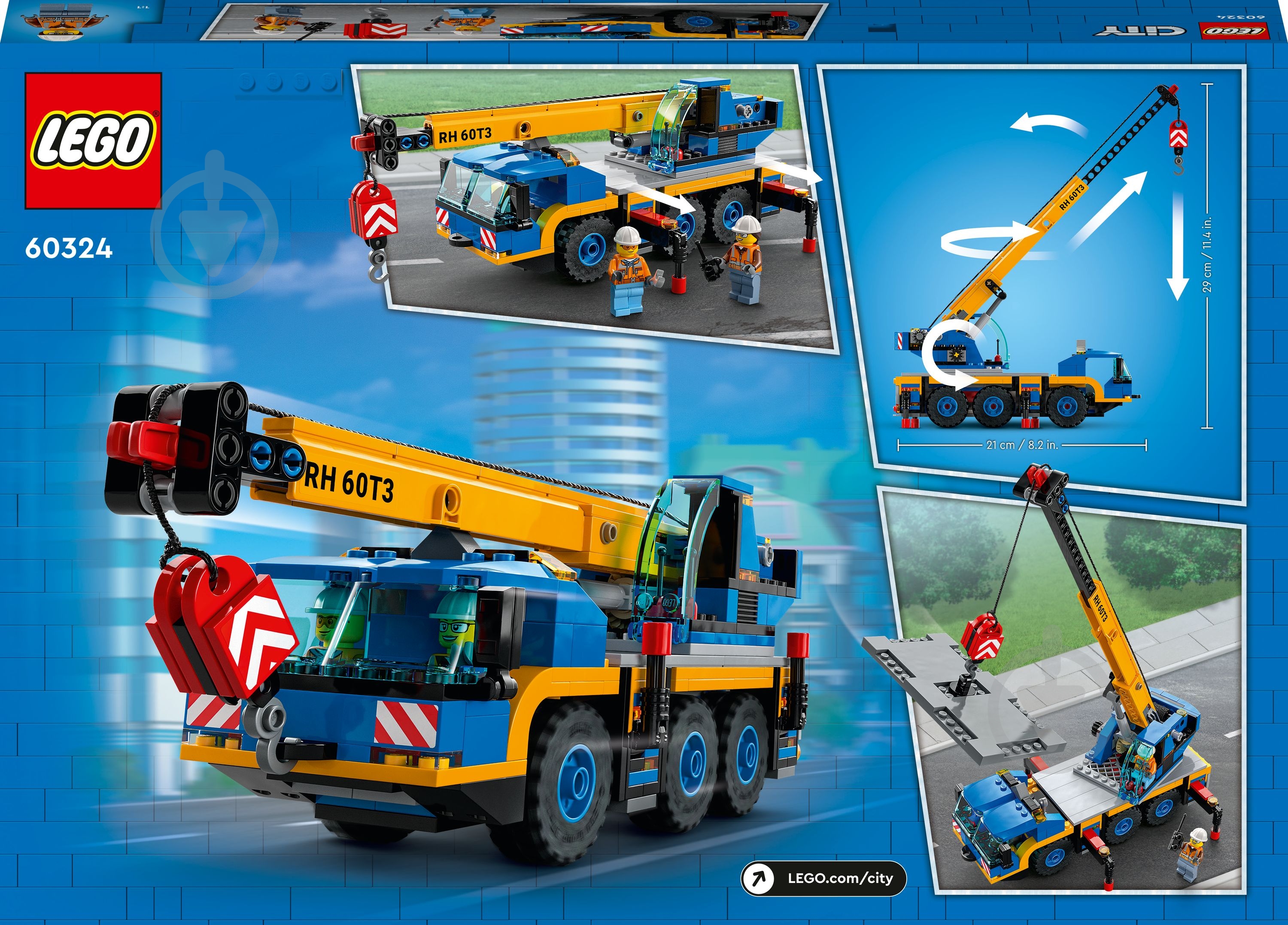 ᐉ Конструктор LEGO City Пересувний кран 60324 • Краща ціна в