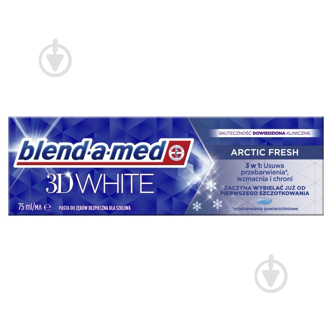 Зубна паста Blend-a-Med 3D White Арктична свіжість 75 мл - фото 2 Зубна паста Blend-a-Med 3D White Арктична свіжість 75 мл - фото 2