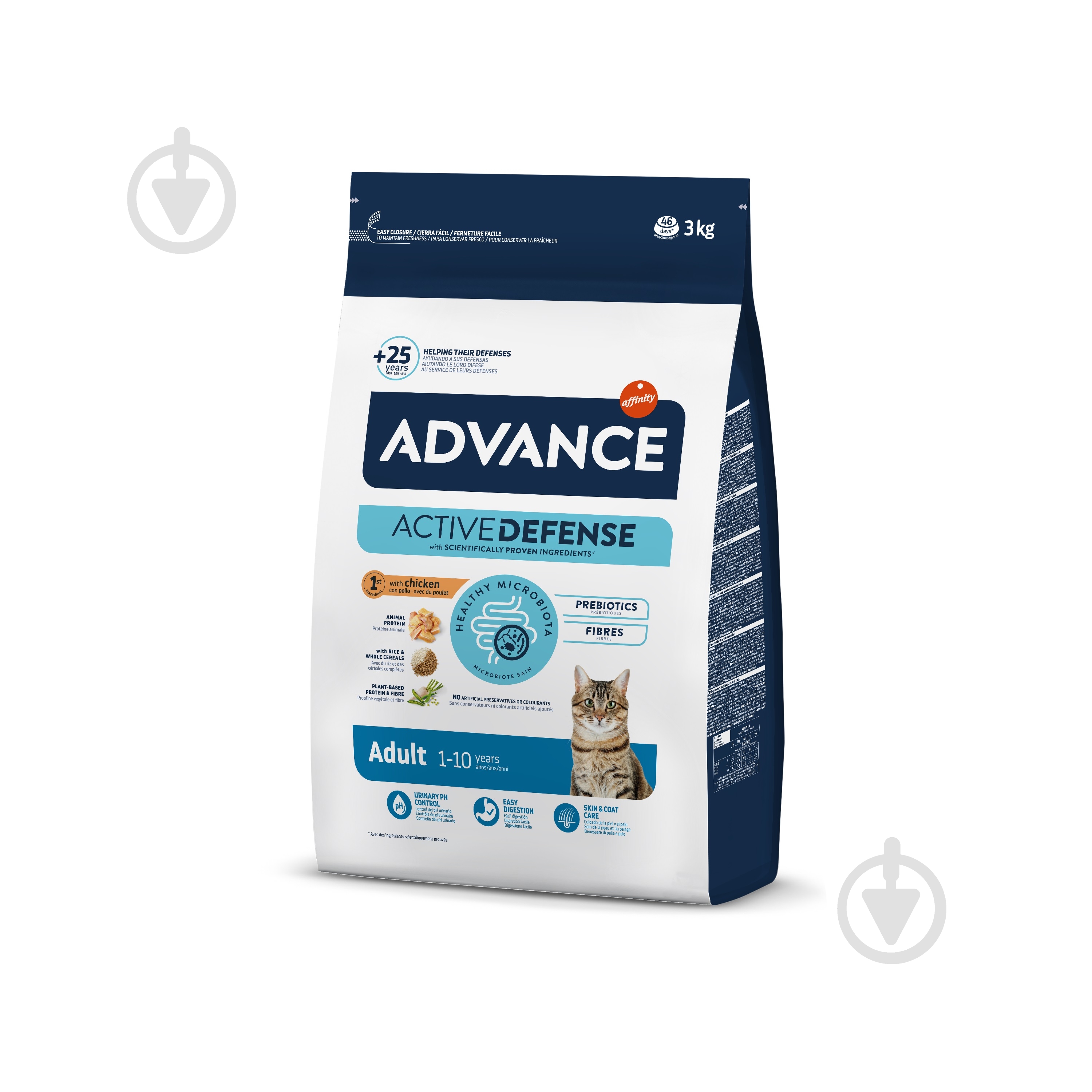 Корм Advance Курка та рис для дорослих котiв 3 кг - фото 1