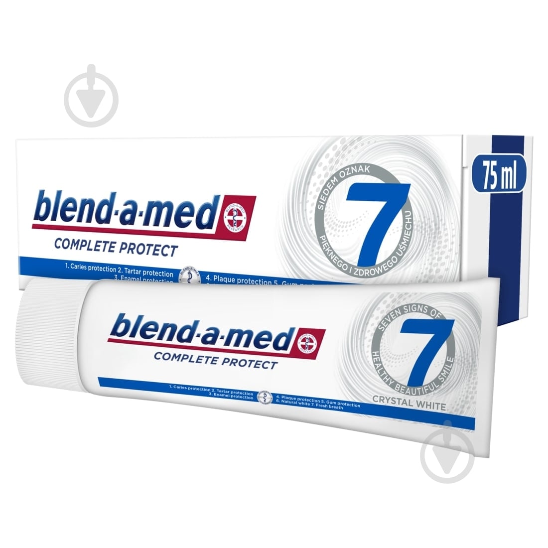 Зубная паста Blend-a-Med Complete Protect 7 Кристальная Белизна 75 мл - фото 1