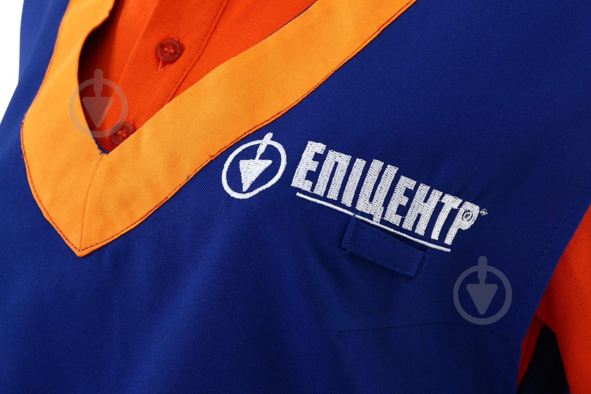 Фартук для уборщицы синий - фото 4