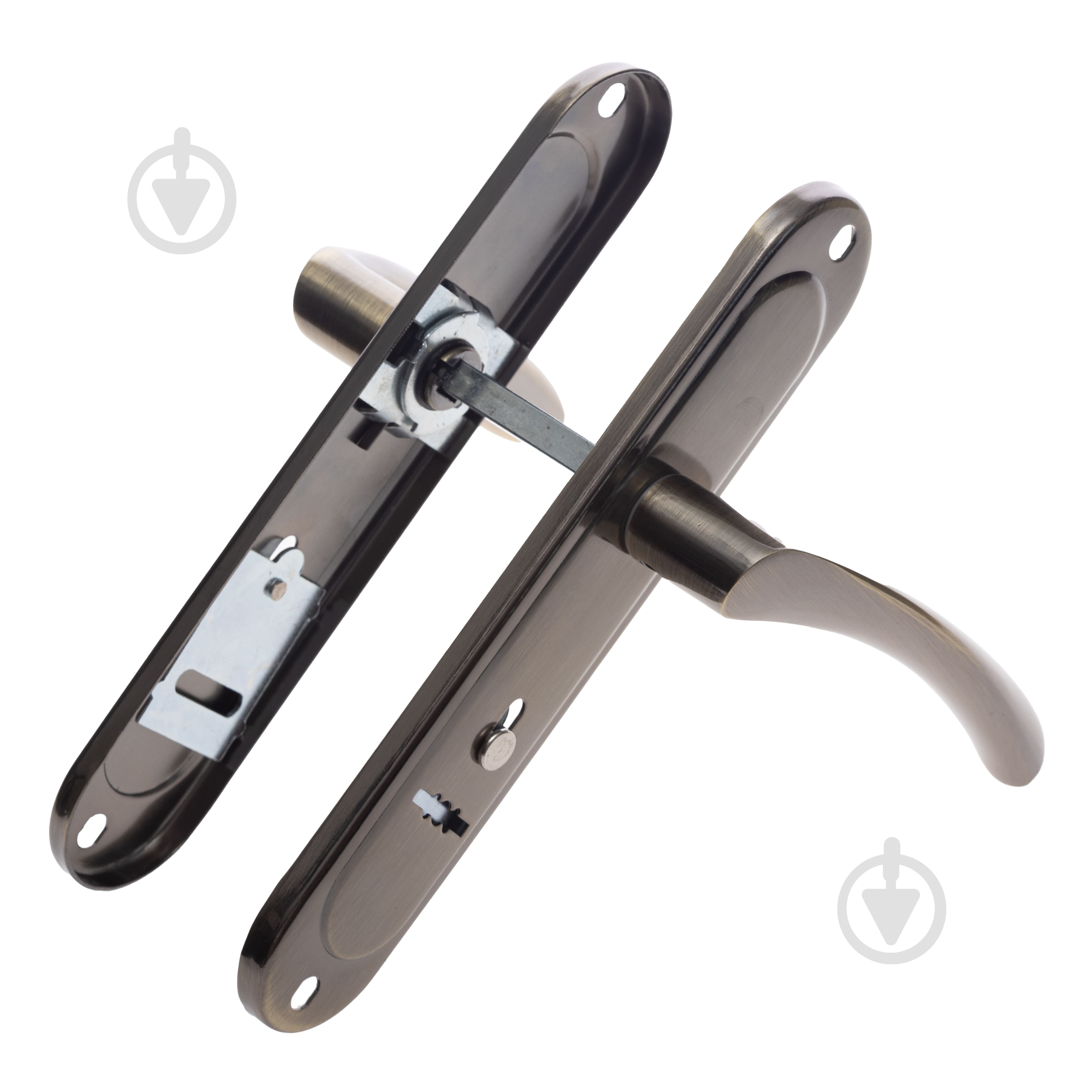 Ручка на планке ASTEX AT-Cornu S77АВ на входные и межкомнатные двери цилиндровый 77 мм бронза - фото 2 Ручка на планке ASTEX AT-Cornu S77АВ на входные и межкомнатные двери цилиндровый 77 мм бронза - фото 2