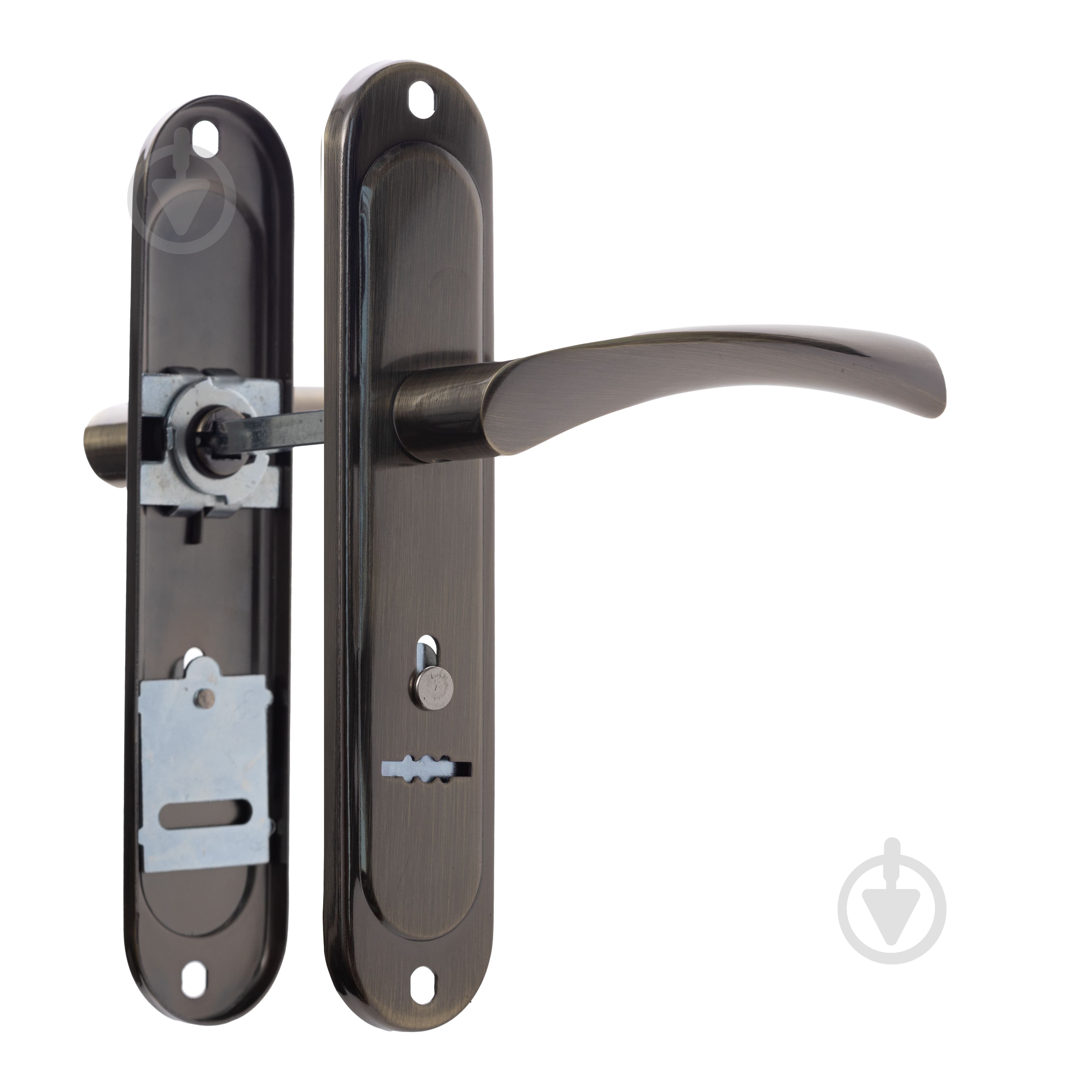 Ручка на планке ASTEX AT-Cornu S77АВ на входные и межкомнатные двери цилиндровый 77 мм бронза - фото 1 Ручка на планке ASTEX AT-Cornu S77АВ на входные и межкомнатные двери цилиндровый 77 мм бронза - фото 1