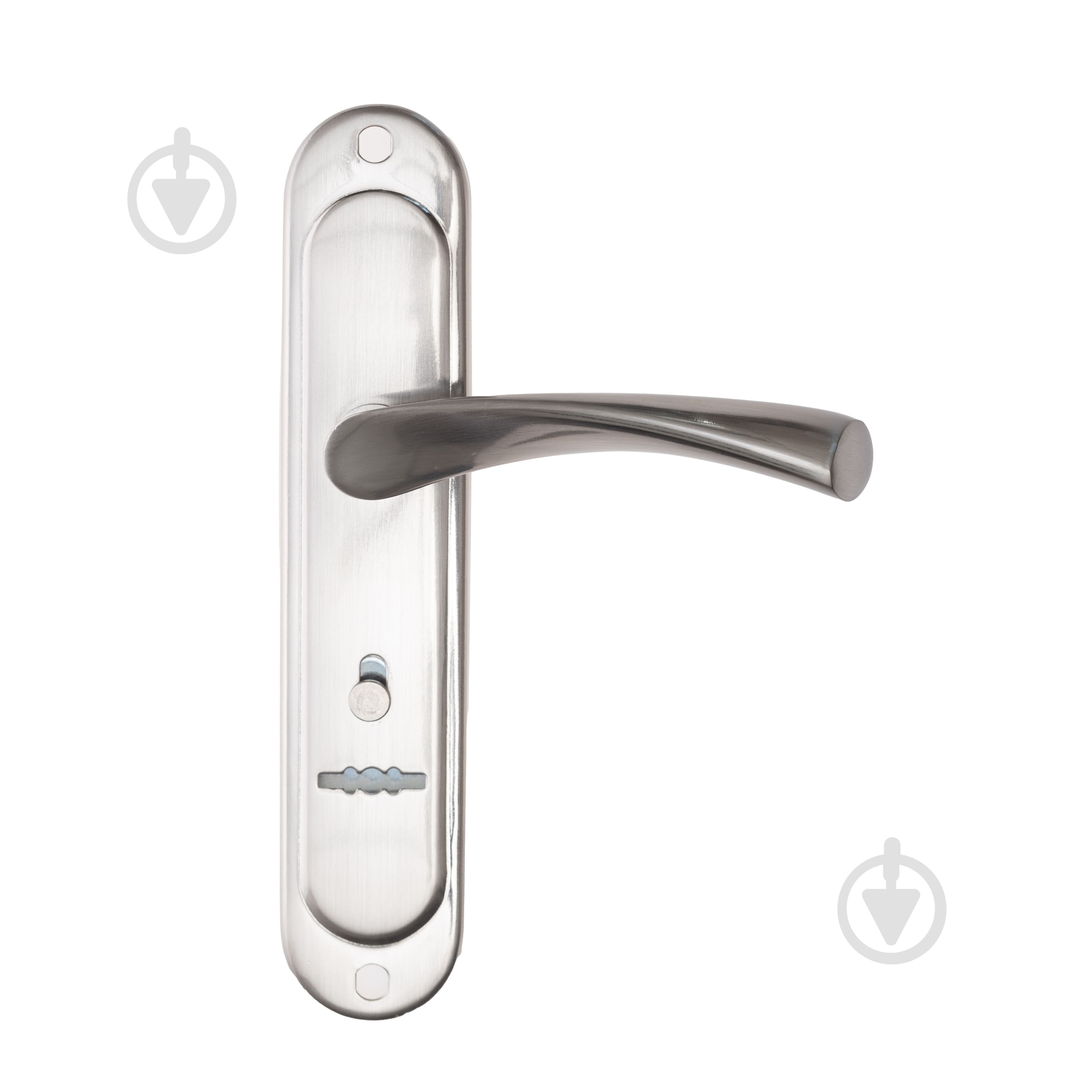 Ручка на планке ASTEX AT-Cornu S77BN на входные и межкомнатные двери цилиндровый 77 мм никель - фото 3 Ручка на планке ASTEX AT-Cornu S77BN на входные и межкомнатные двери цилиндровый 77 мм никель - фото 3