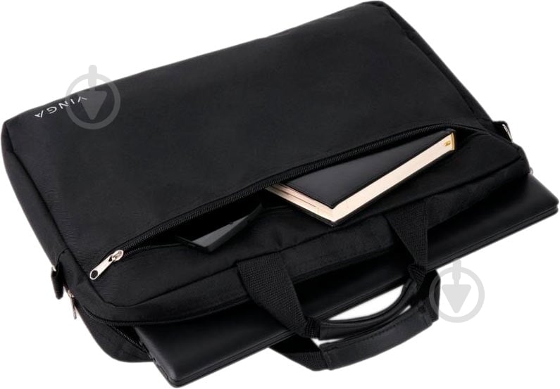 Сумка для ноутбука Vinga 15.6" black (NB110BK) - фото 7 Сумка для ноутбука Vinga 15.6" black (NB110BK) - фото 7