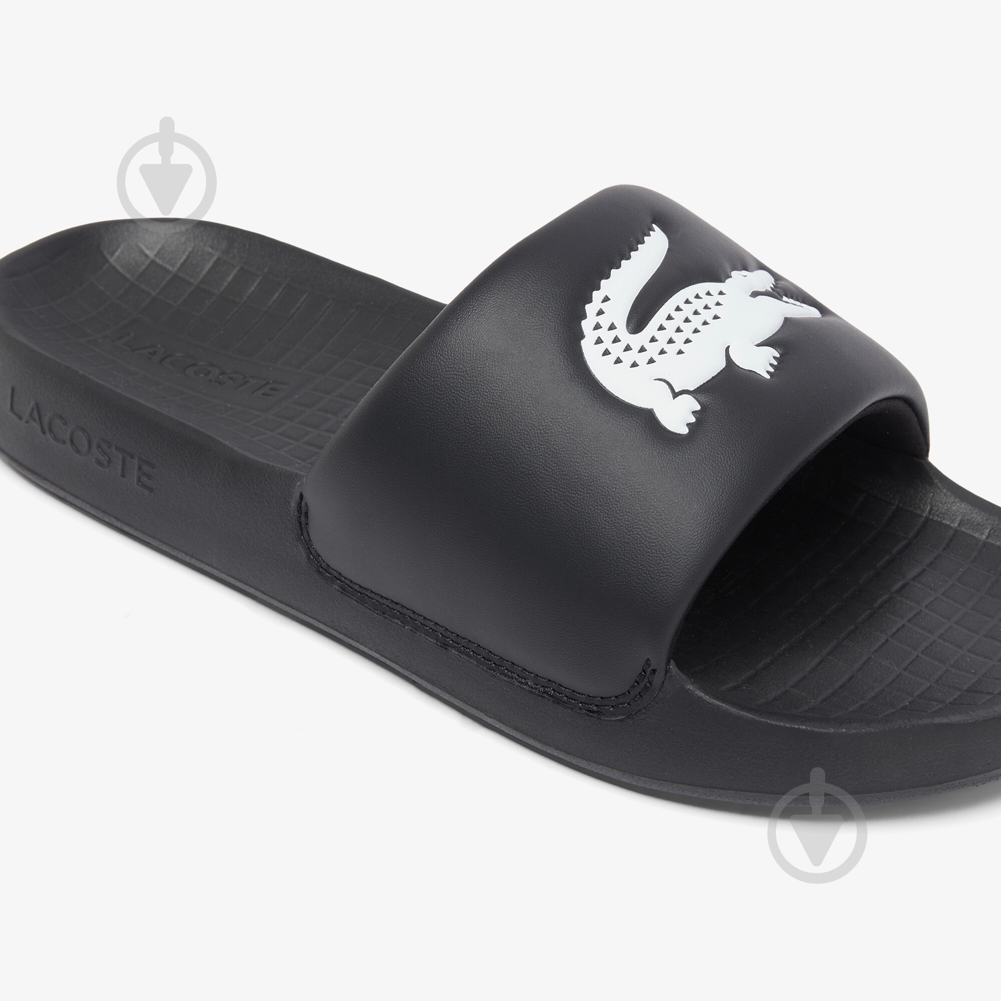 Шлепанцы Lacoste Serve Slide 1.0 49CMA0021312 р.46 черный - фото 5 Шлепанцы Lacoste Serve Slide 1.0 49CMA0021312 р.46 черный - фото 5