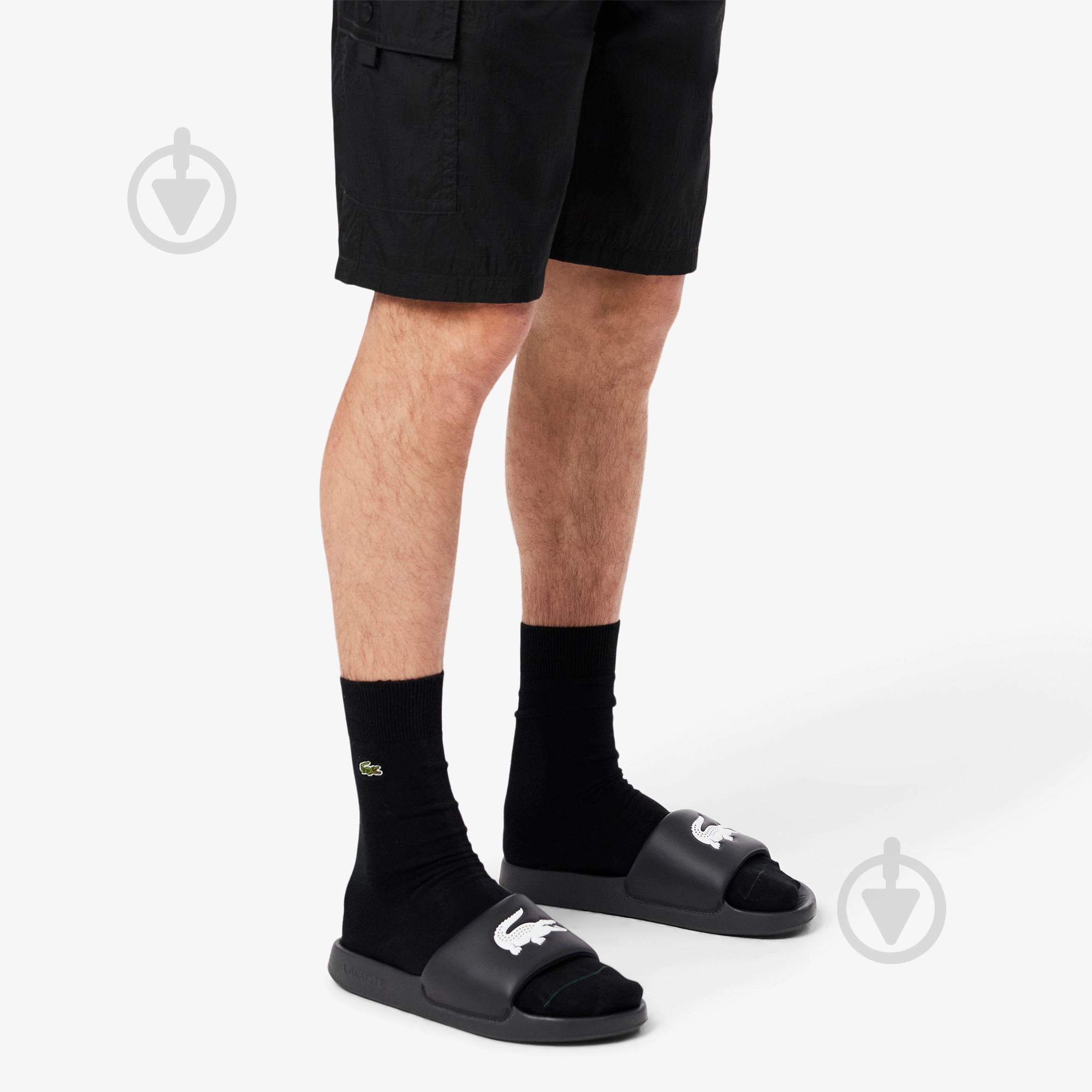 Шлепанцы Lacoste Serve Slide 1.0 49CMA0021312 р.46 черный - фото 7 Шлепанцы Lacoste Serve Slide 1.0 49CMA0021312 р.46 черный - фото 7