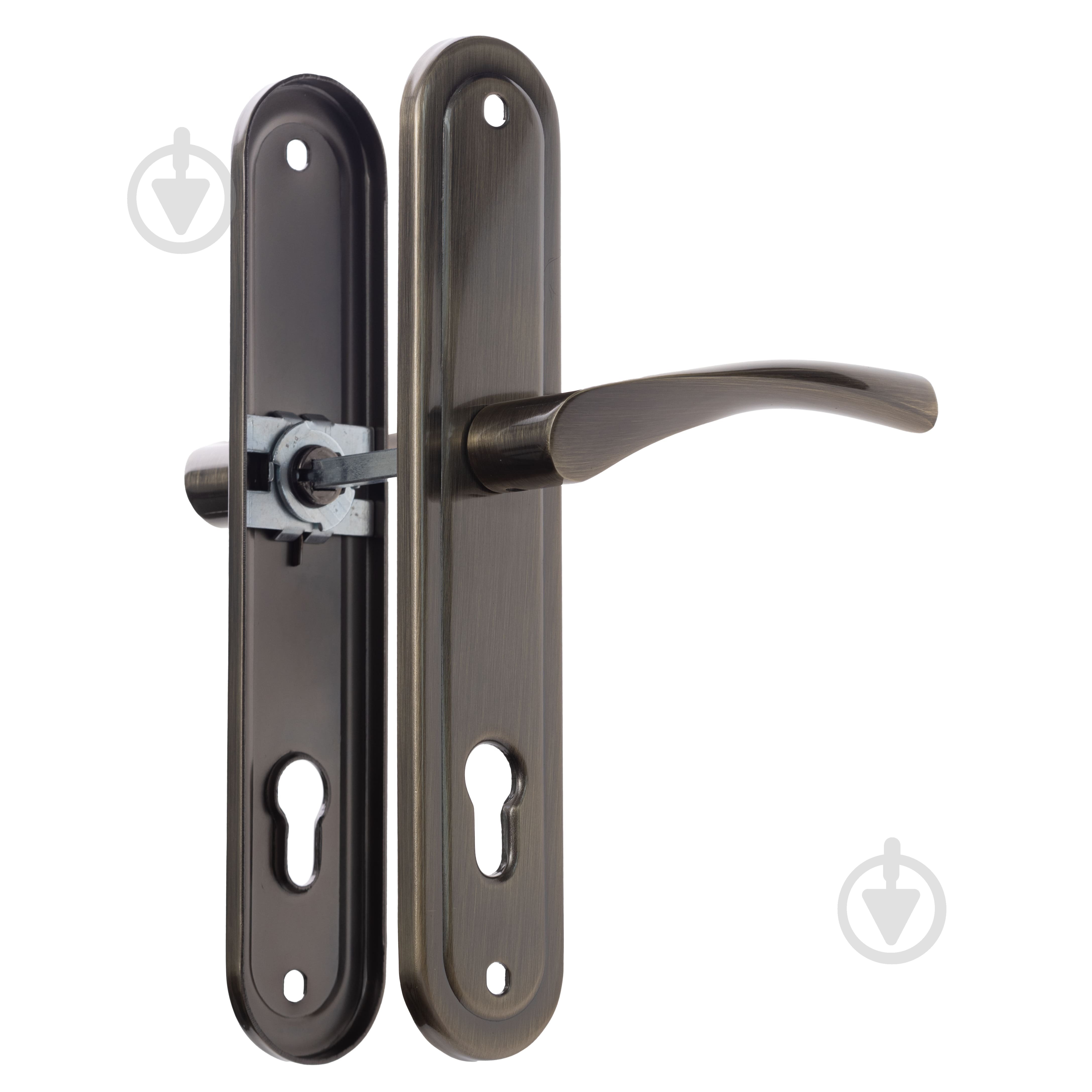 Ручка на планке ASTEX AT-Cornu 85/50 NEWAB на входные и межкомнатные двери цилиндровый 85 мм бронза - фото 1 Ручка на планке ASTEX AT-Cornu 85/50 NEWAB на входные и межкомнатные двери цилиндровый 85 мм бронза - фото 1