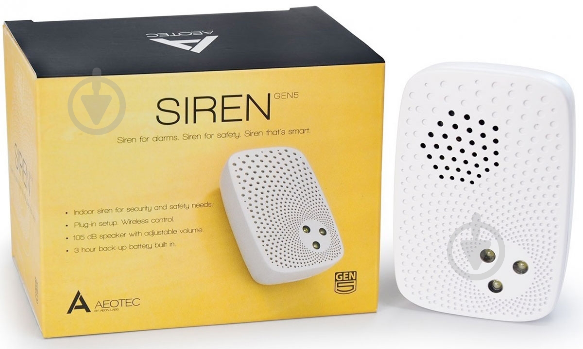 Сирена Aeotec ZW080 белый - фото 4 Сирена Aeotec ZW080 белый - фото 4