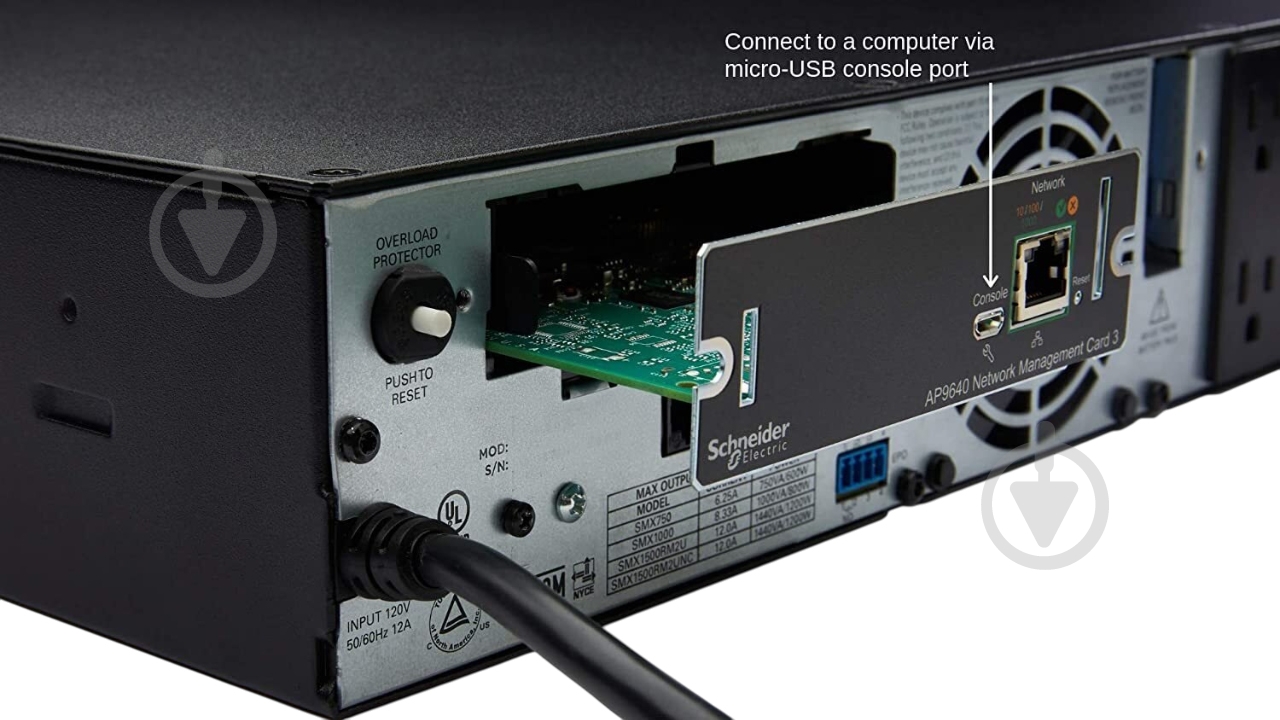 Мережева карта APC UPS Network Management Card 3 (AP9640) - фото 5 Мережева карта APC UPS Network Management Card 3 (AP9640) - фото 5